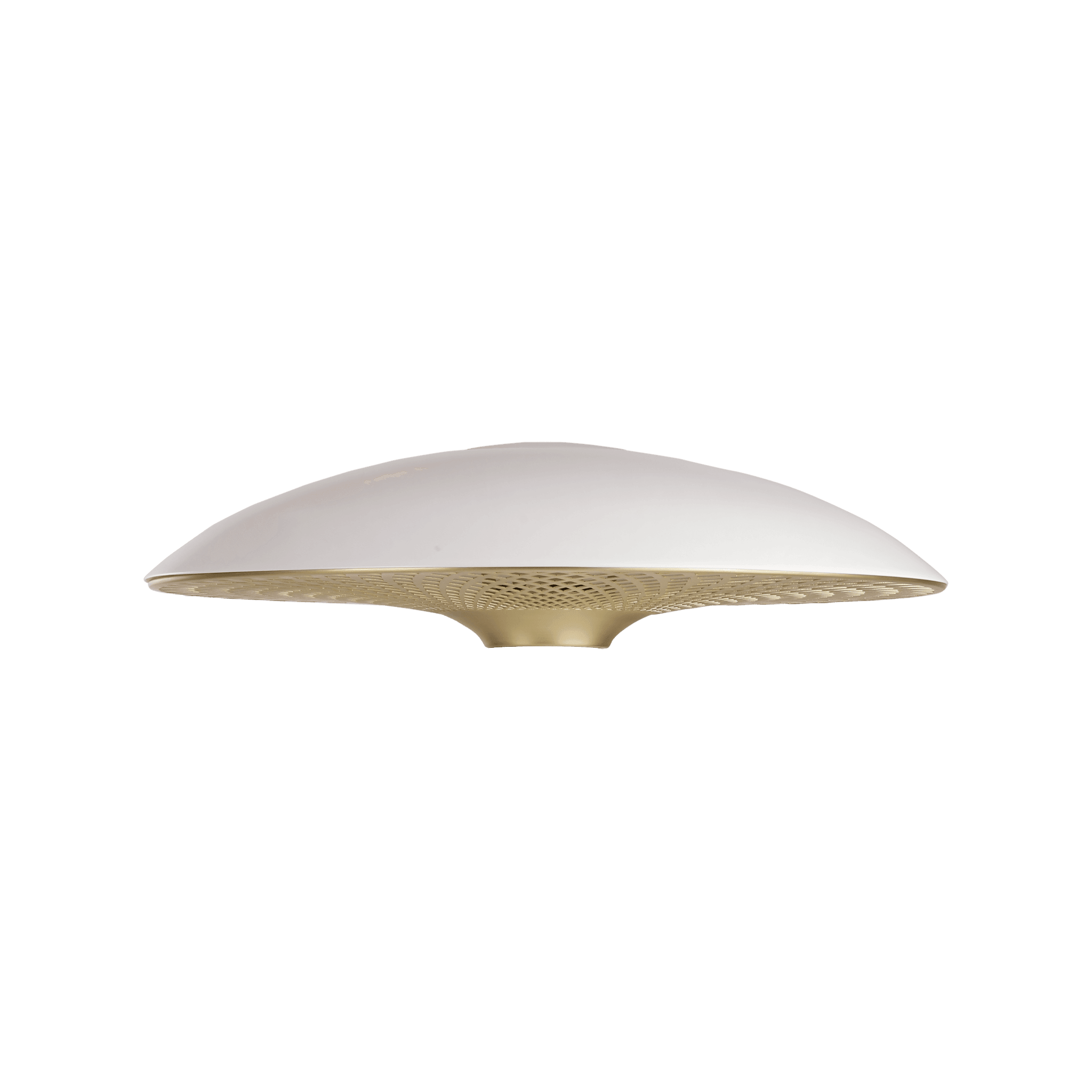 Abażur MANTA RAY biały ze złotym UMAGE Eye on Design