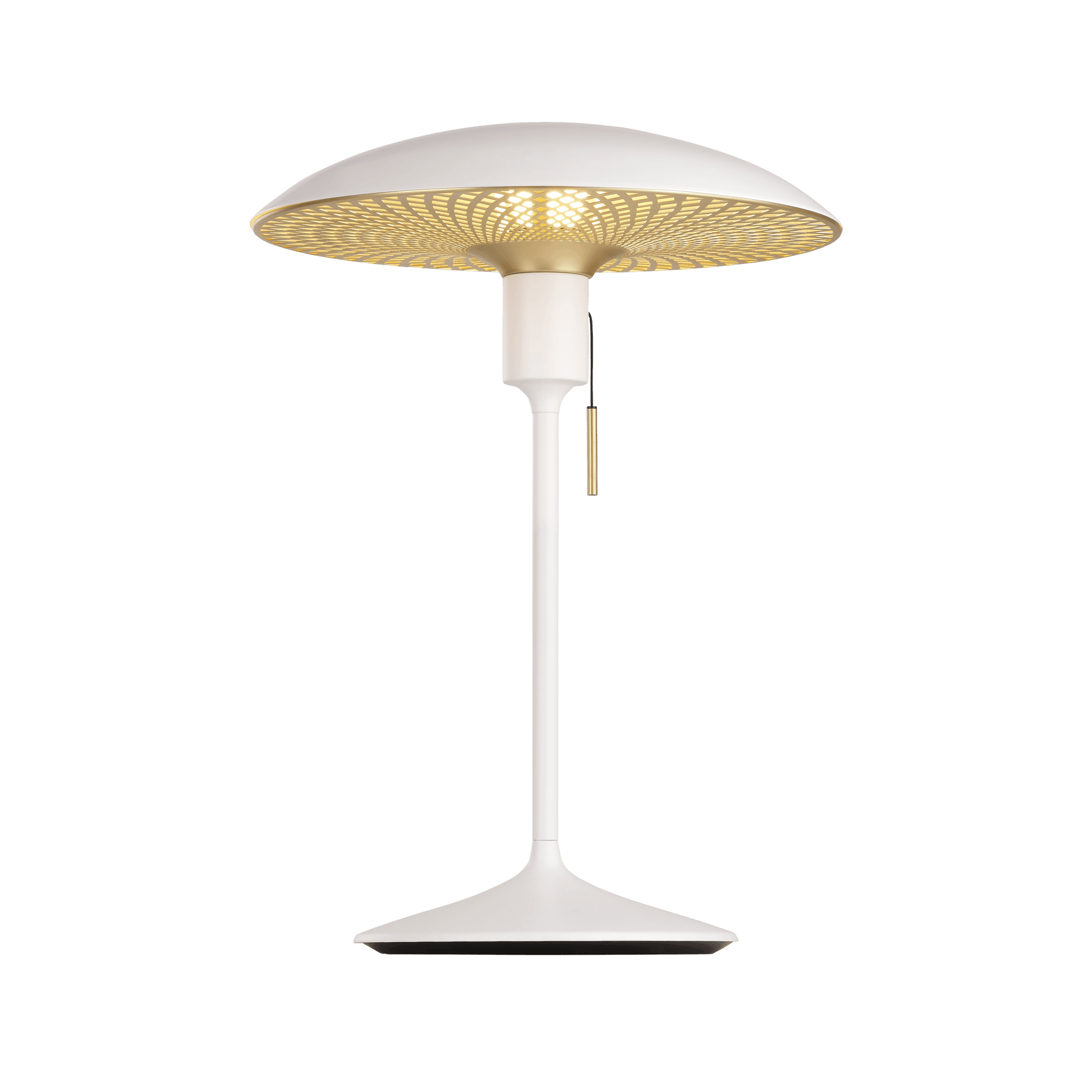 Abażur MANTA RAY biały ze złotym UMAGE Eye on Design