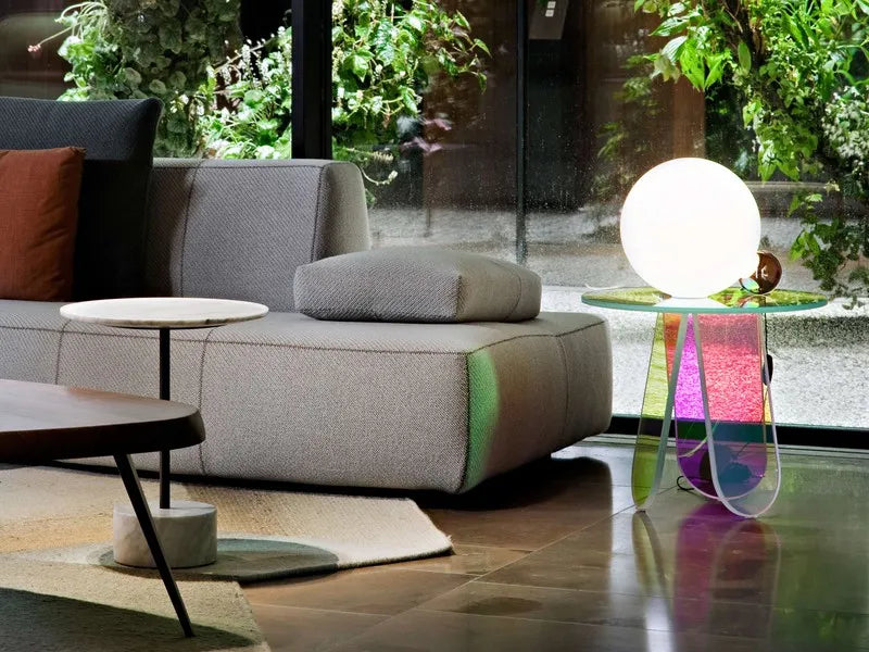 COPYCAT table lamp blown glass with gold