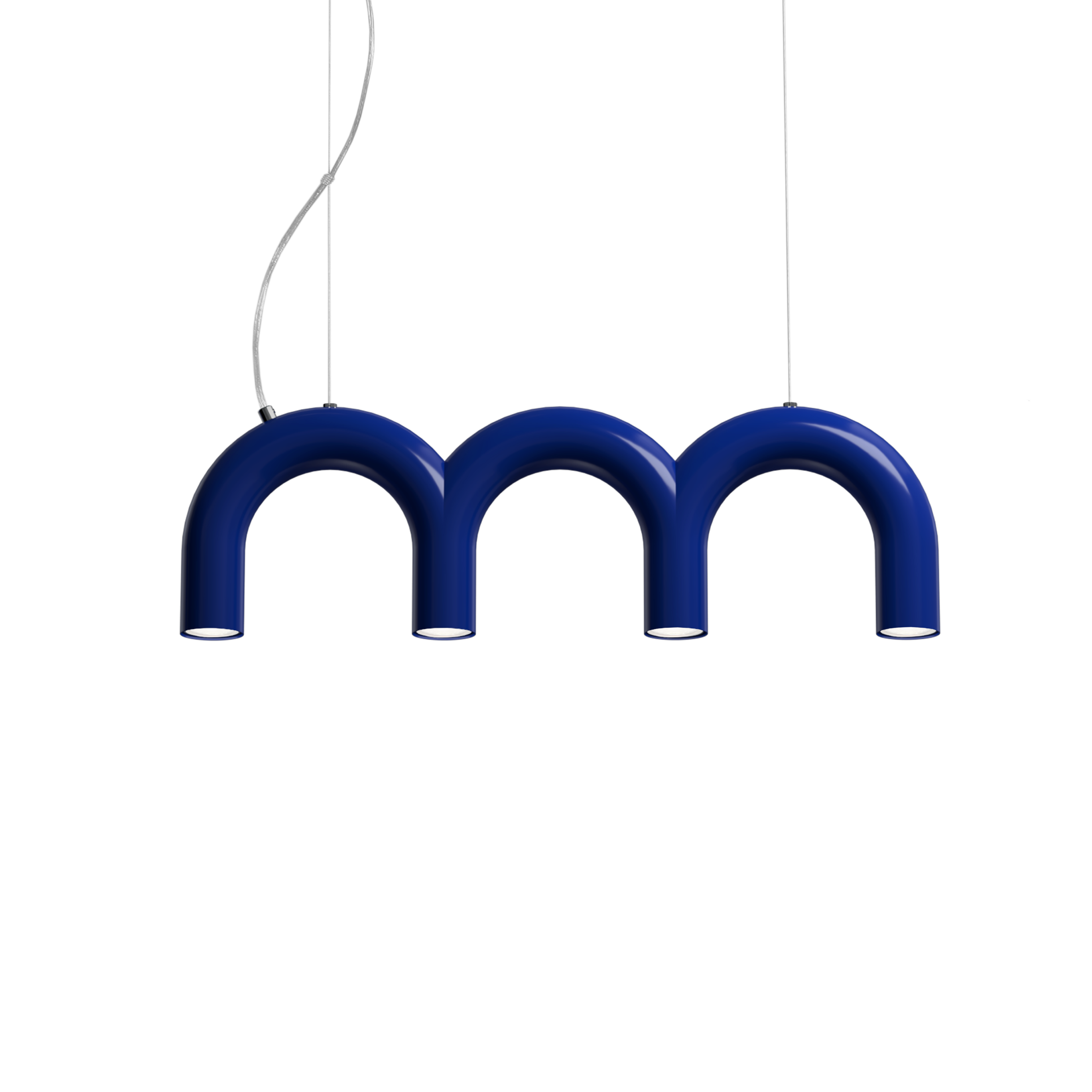 ARCH TRIPLETTE blue pendant lamp