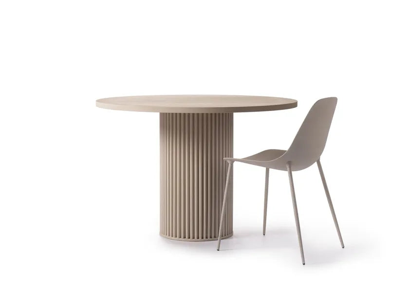 Runder Außentisch HERCLE beige