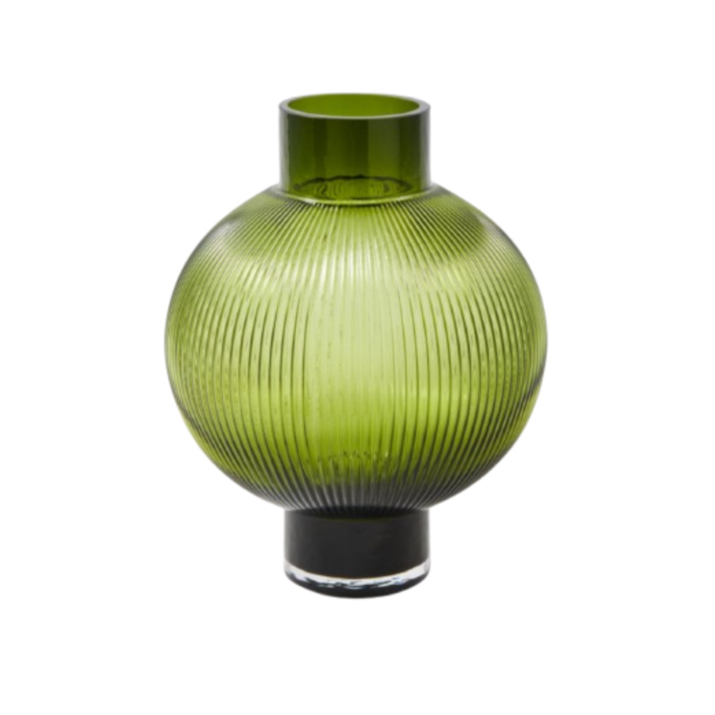 HOT AIR BALLOON Vase dunkelgrün