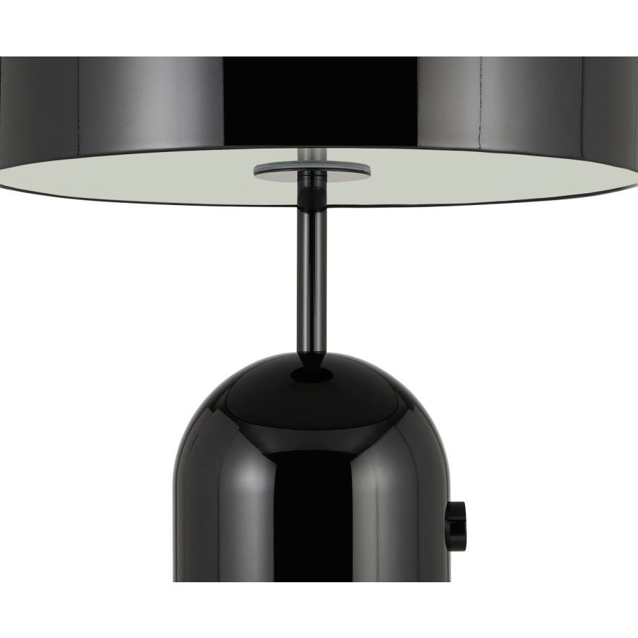 Glockentischlampe schwarz