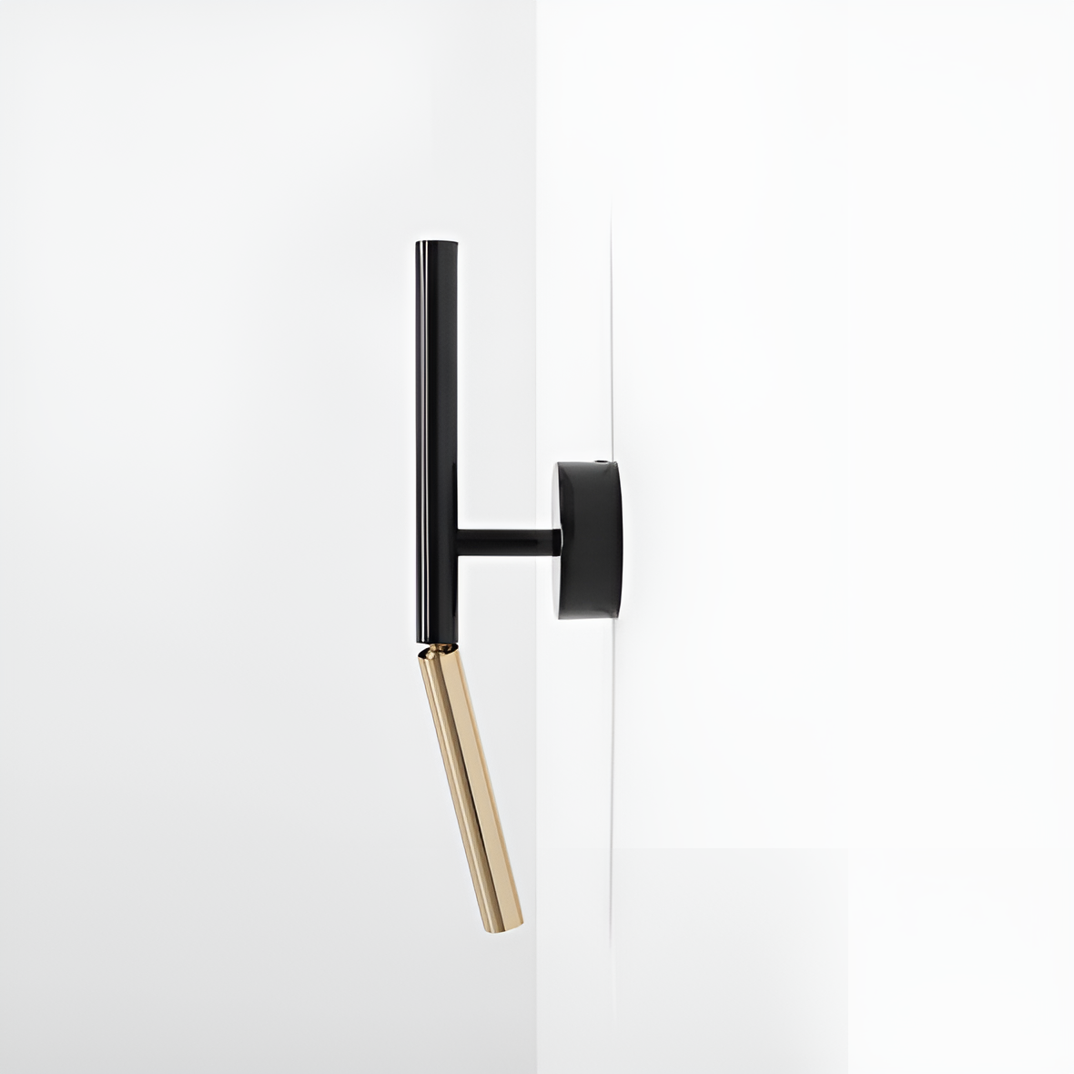 Wall lamp Black with gold