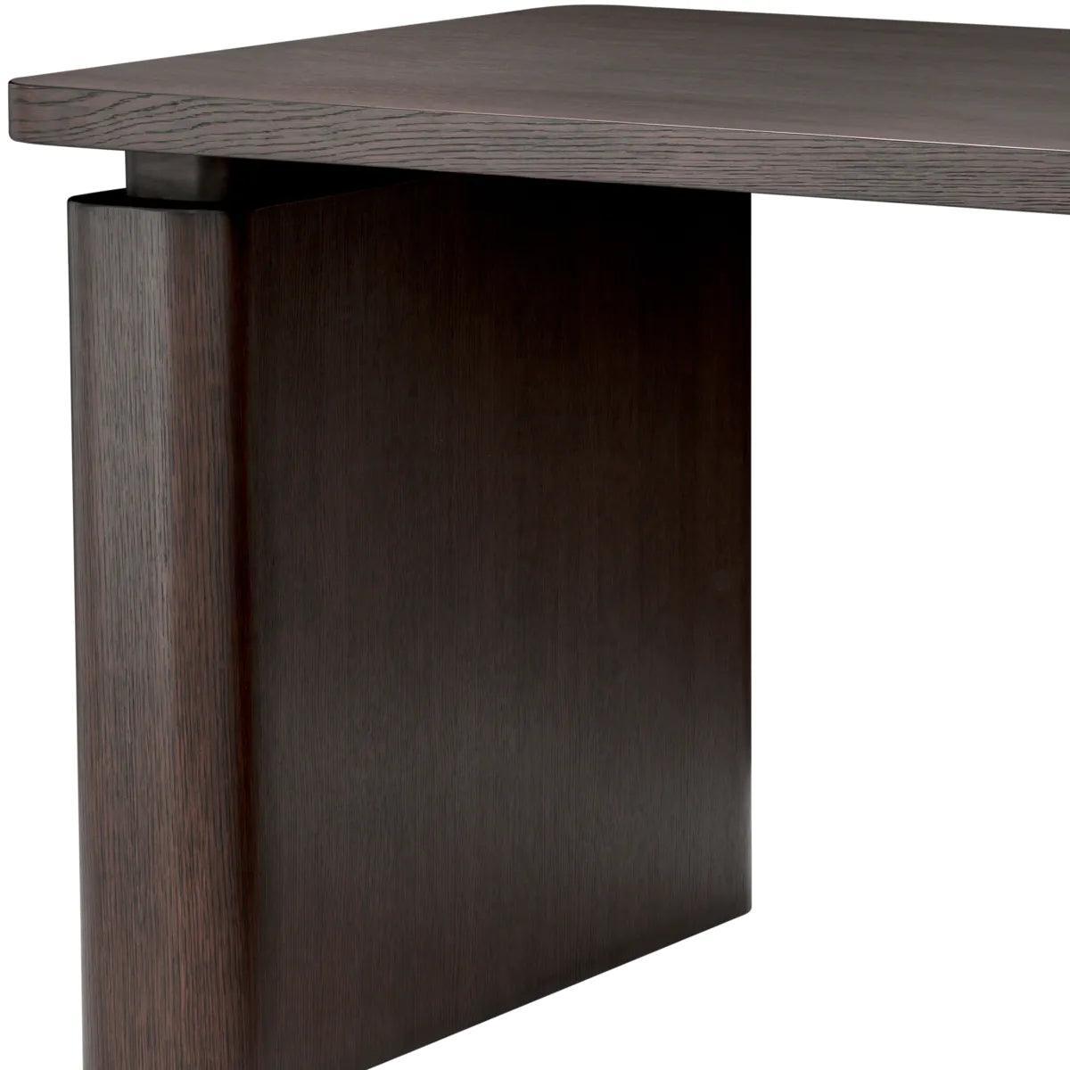 Biurko MODESTO ciemnobrązowy dąb mokka Eichholtz Eye on Design