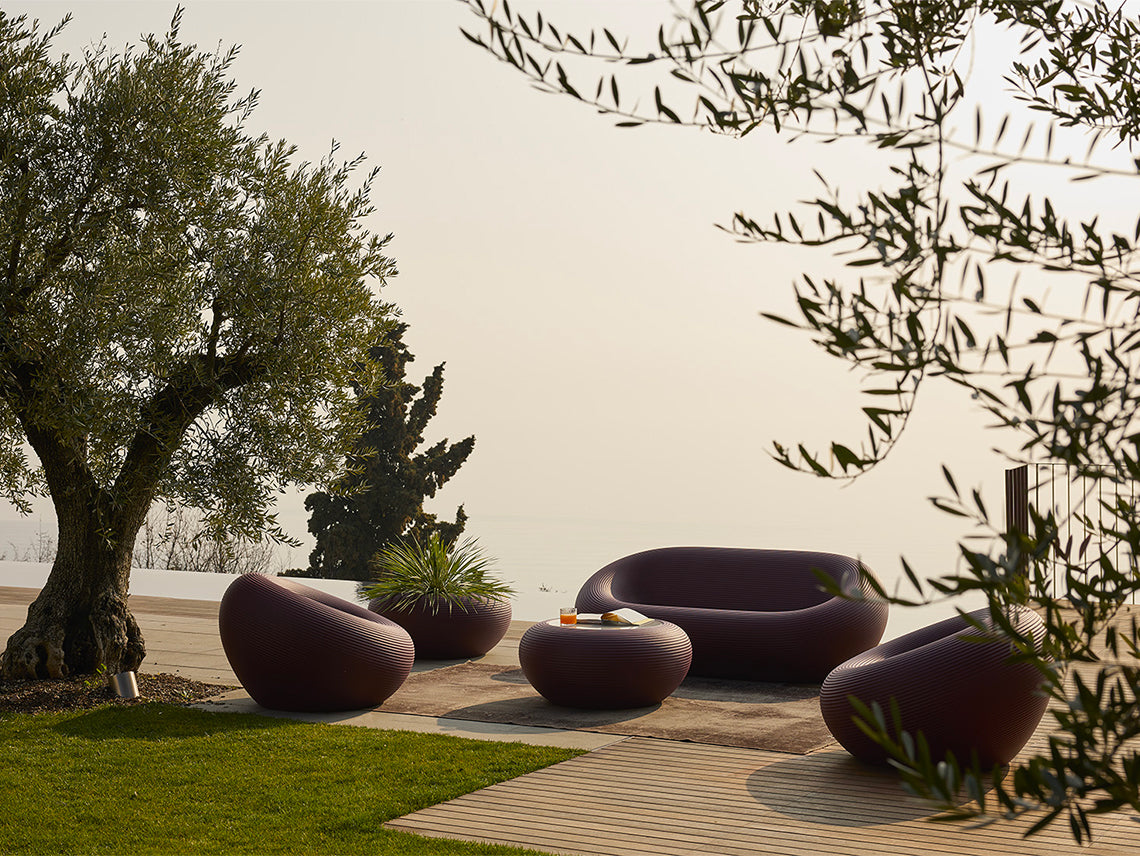 NAMI outdoor armchair warm gray