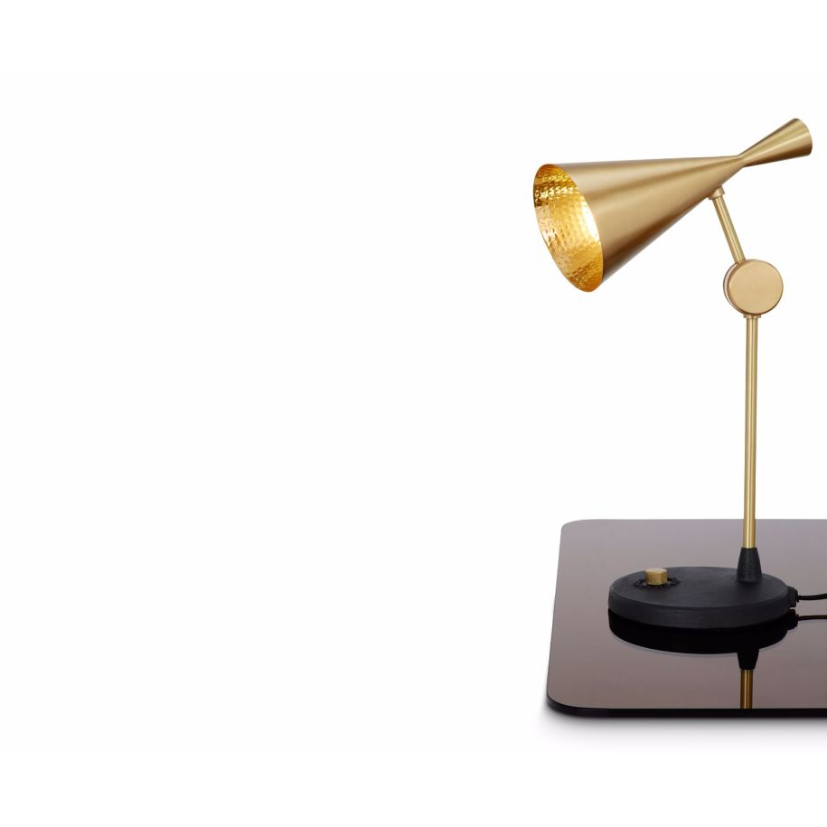 BEAT gold table lamp