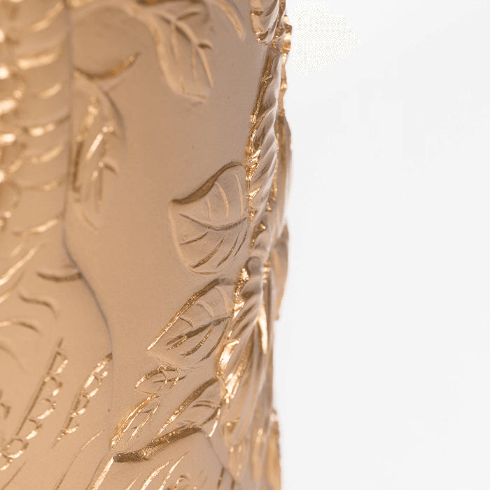 Vase SONGS OF THE NIGHT TIGER gold
