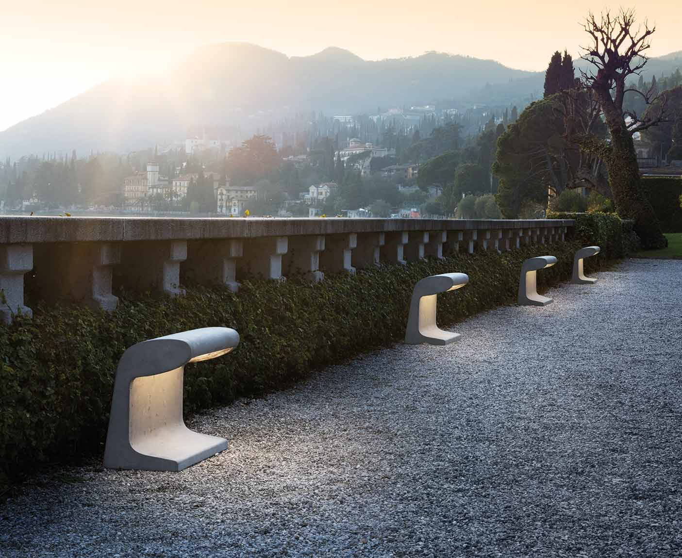 Stehlampe für den Außenbereich BORNE BÉTON Beton