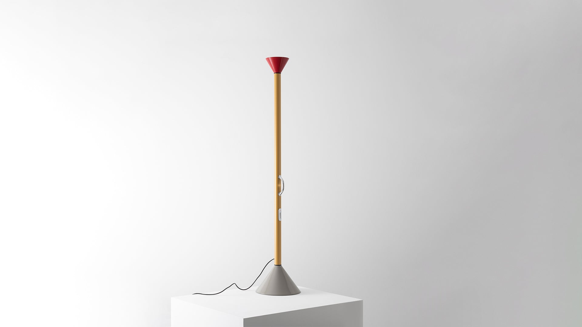 CALLIMACO Floor Lamp yellow with red and gray