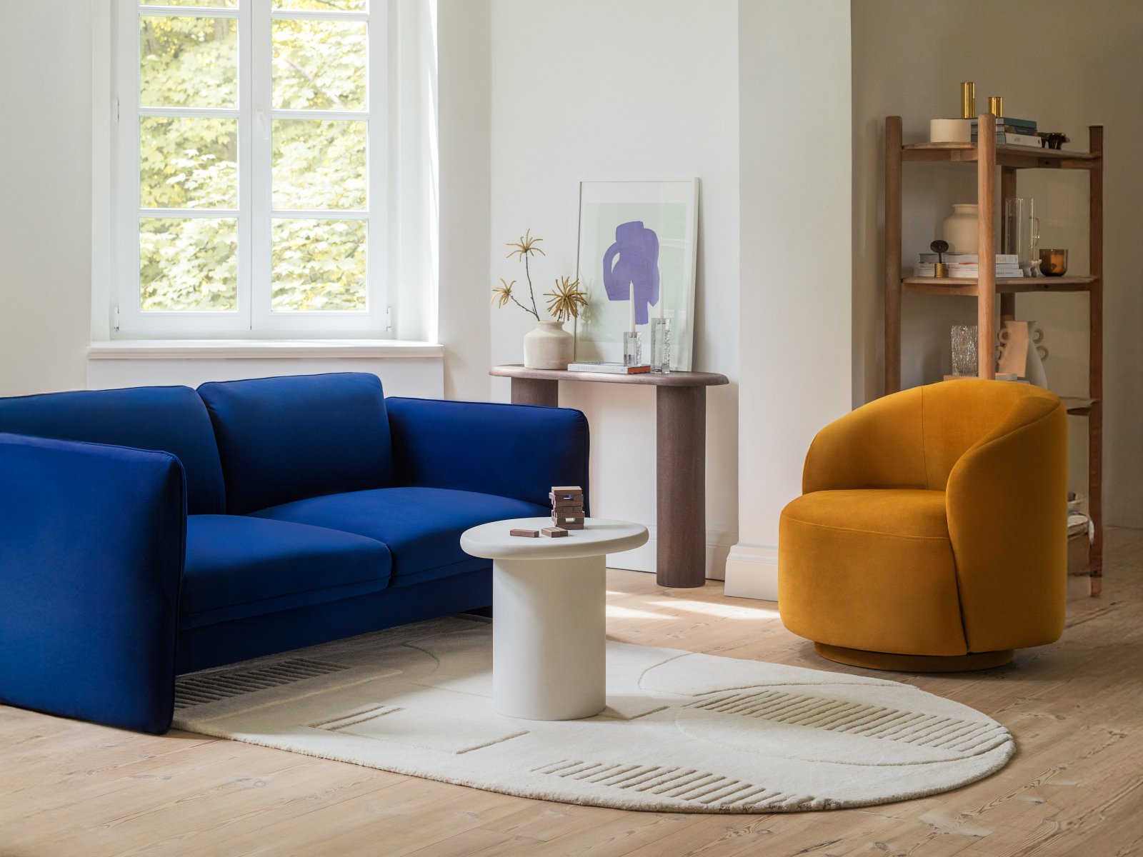 Sofa 3-osobowa GEORGIA różowy szenil