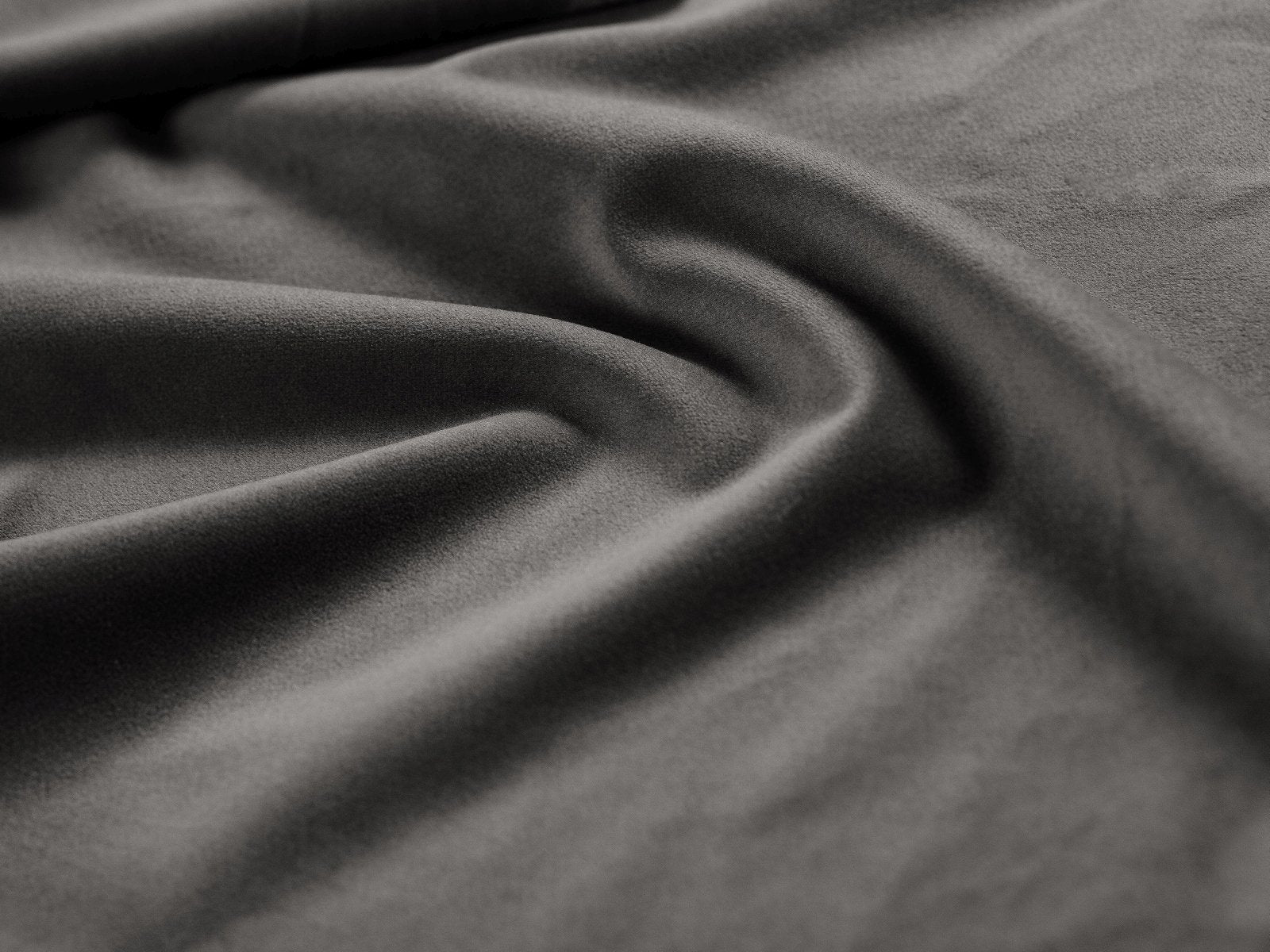 Sofa aksamitna 2-osobowa GEORGIA ciemnoszary