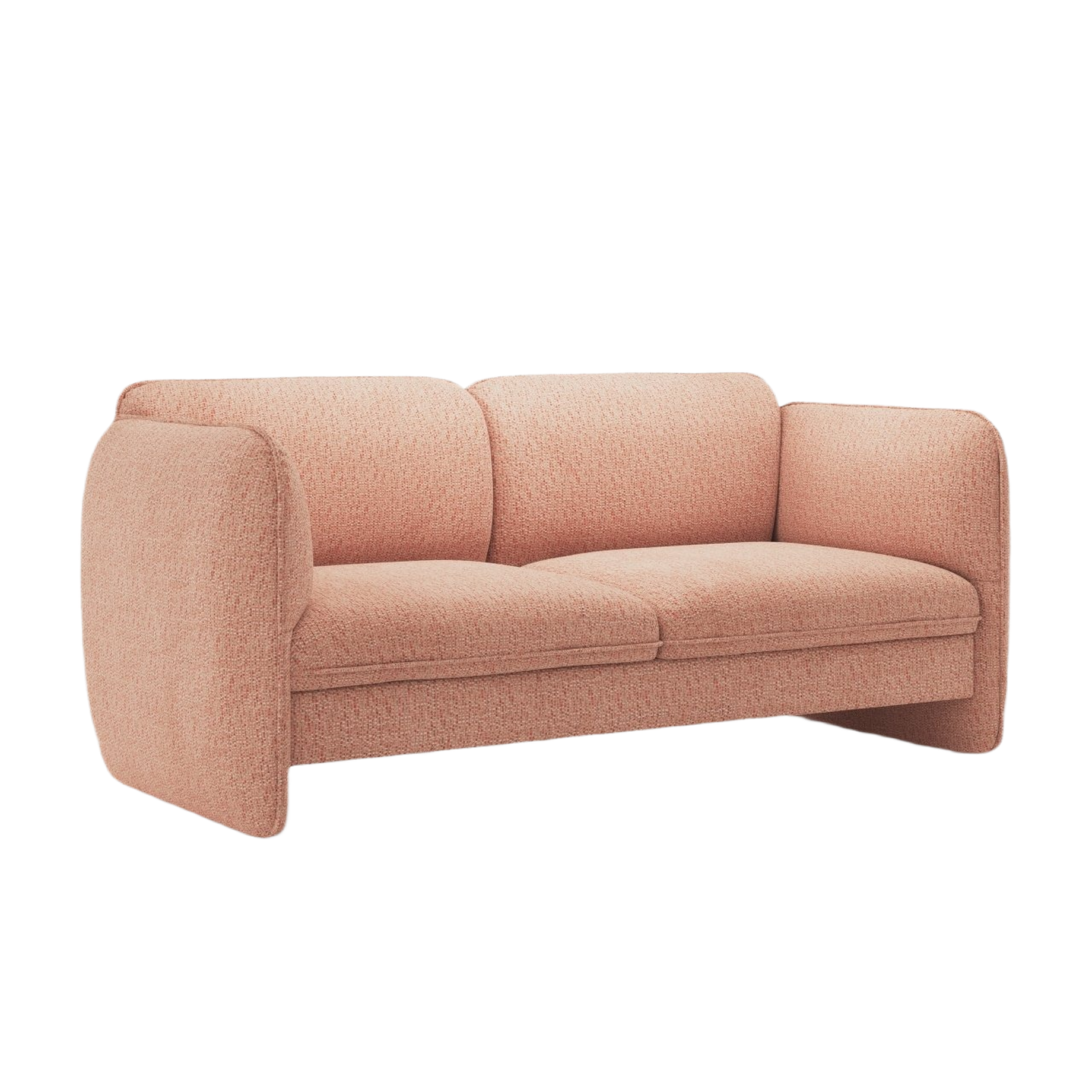 2-seater Sofa GEORGIA pink chenille