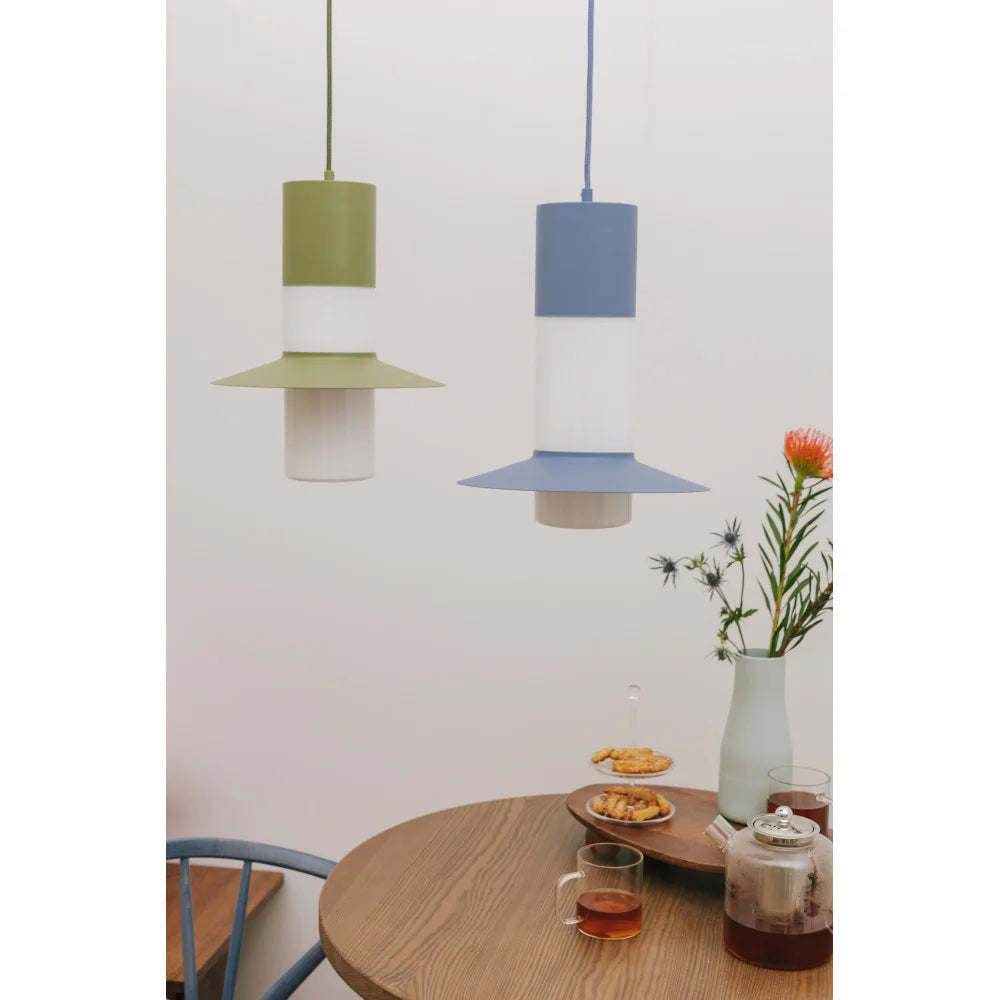 CAPONIO pendant lamp in red-orange