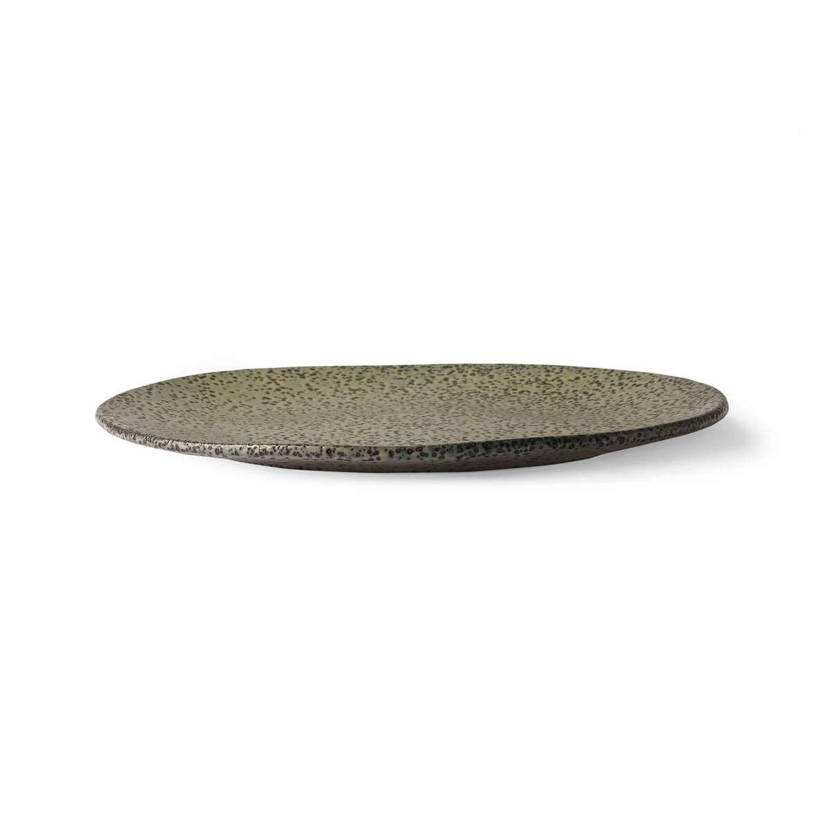 Ceramika gradientowa zielony talerz HKliving Eye on Design