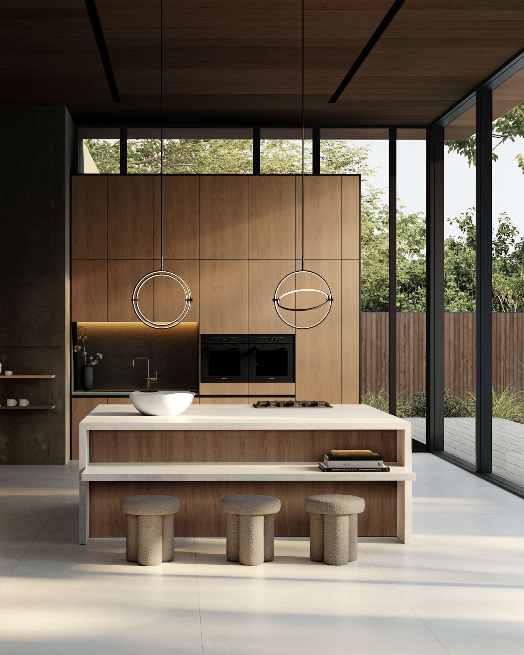 MARU black pendant lamp