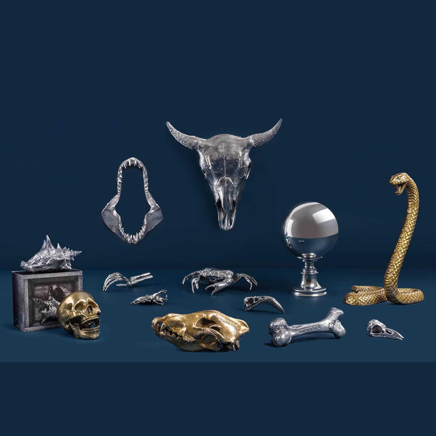 Dekoracja WUNDERKAMMER GLOBE srebrny Seletti Eye on Design