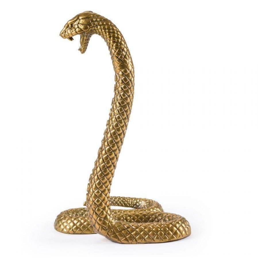 Dekoracja WUNDERKAMMER SNAKE złoty Seletti Eye on Design