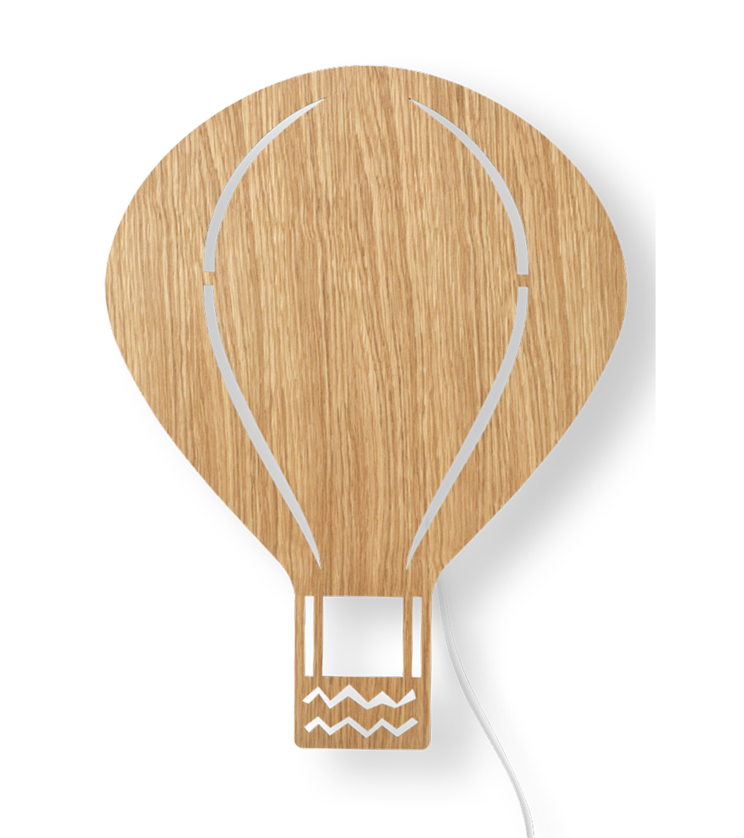 AIR BALLOON lamp, oiled oak