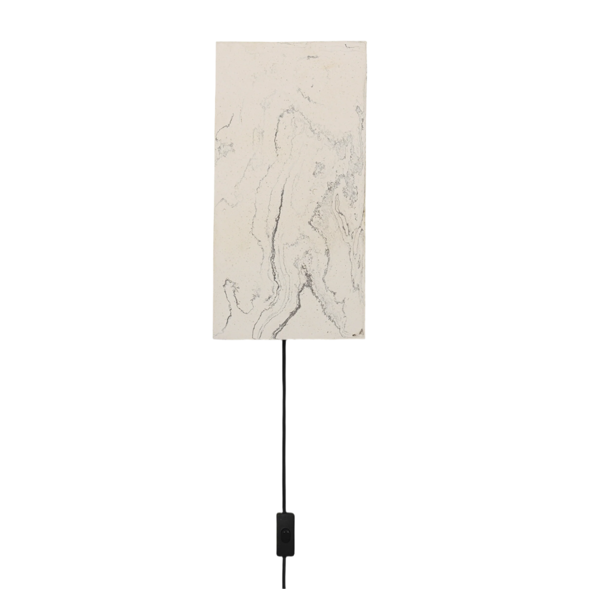 ARGILLA wall lamp in marble white