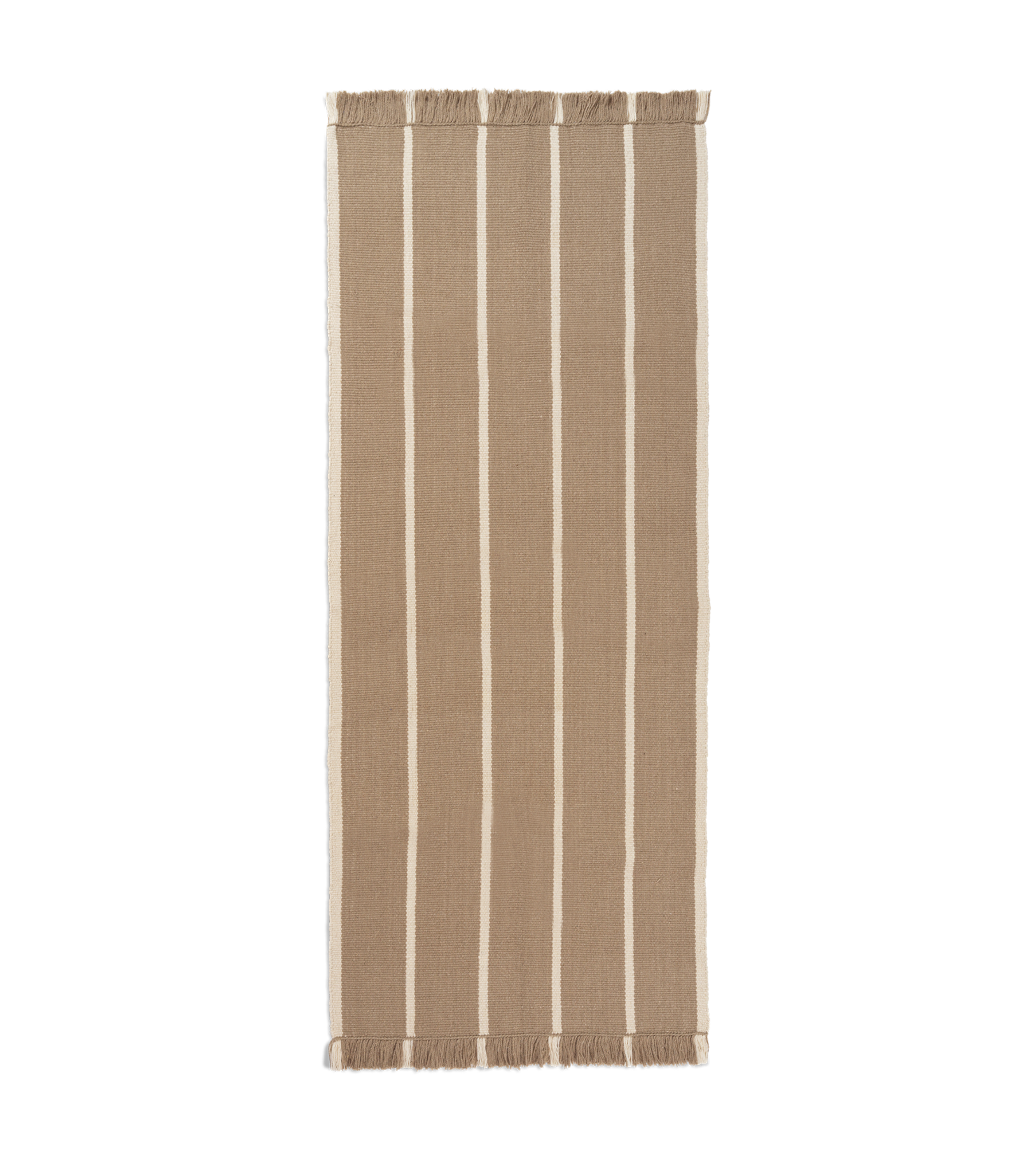 CALM KELIM Teppich Karamell mit Beige