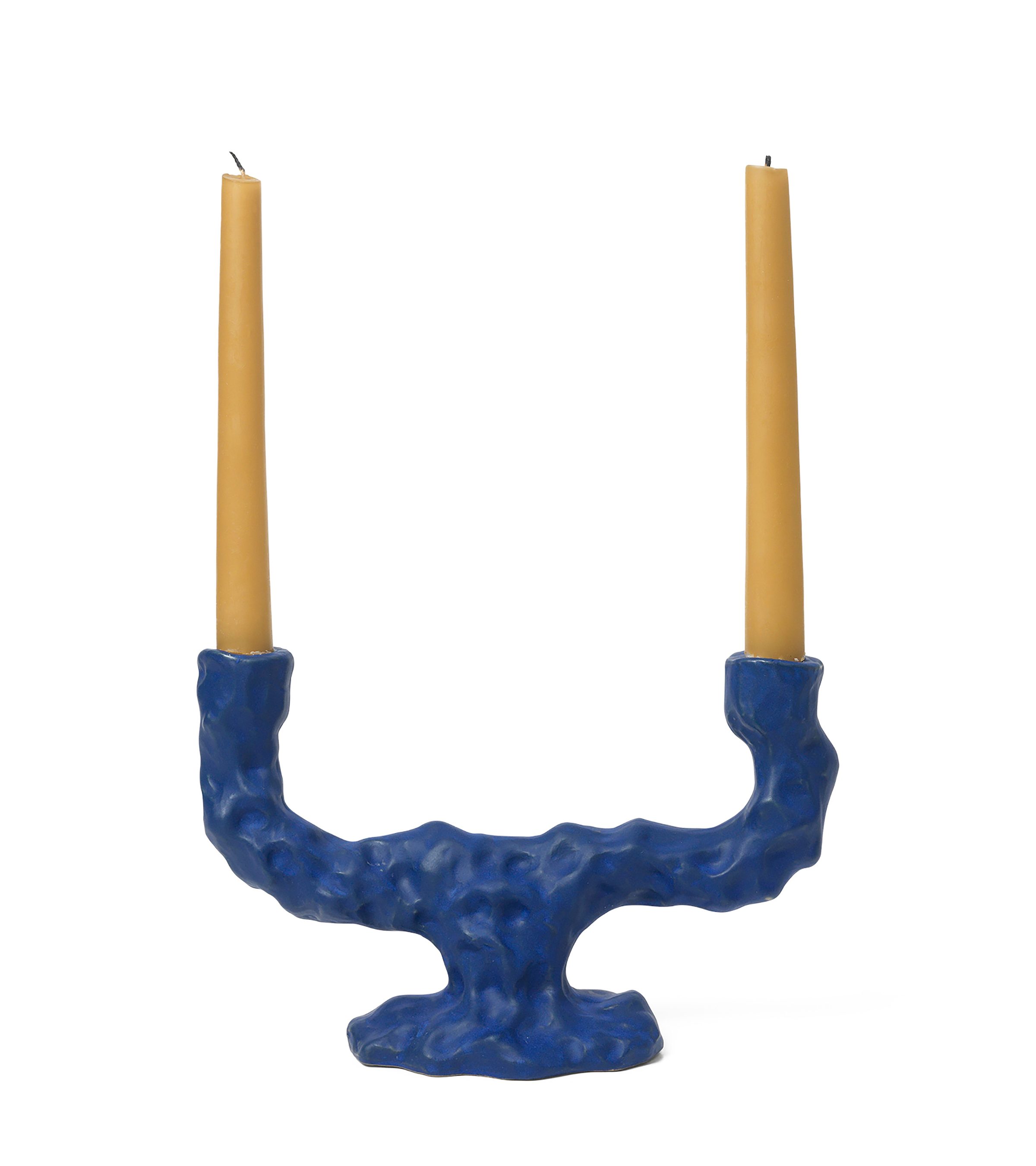 DITO DOUBLE blue candlestick