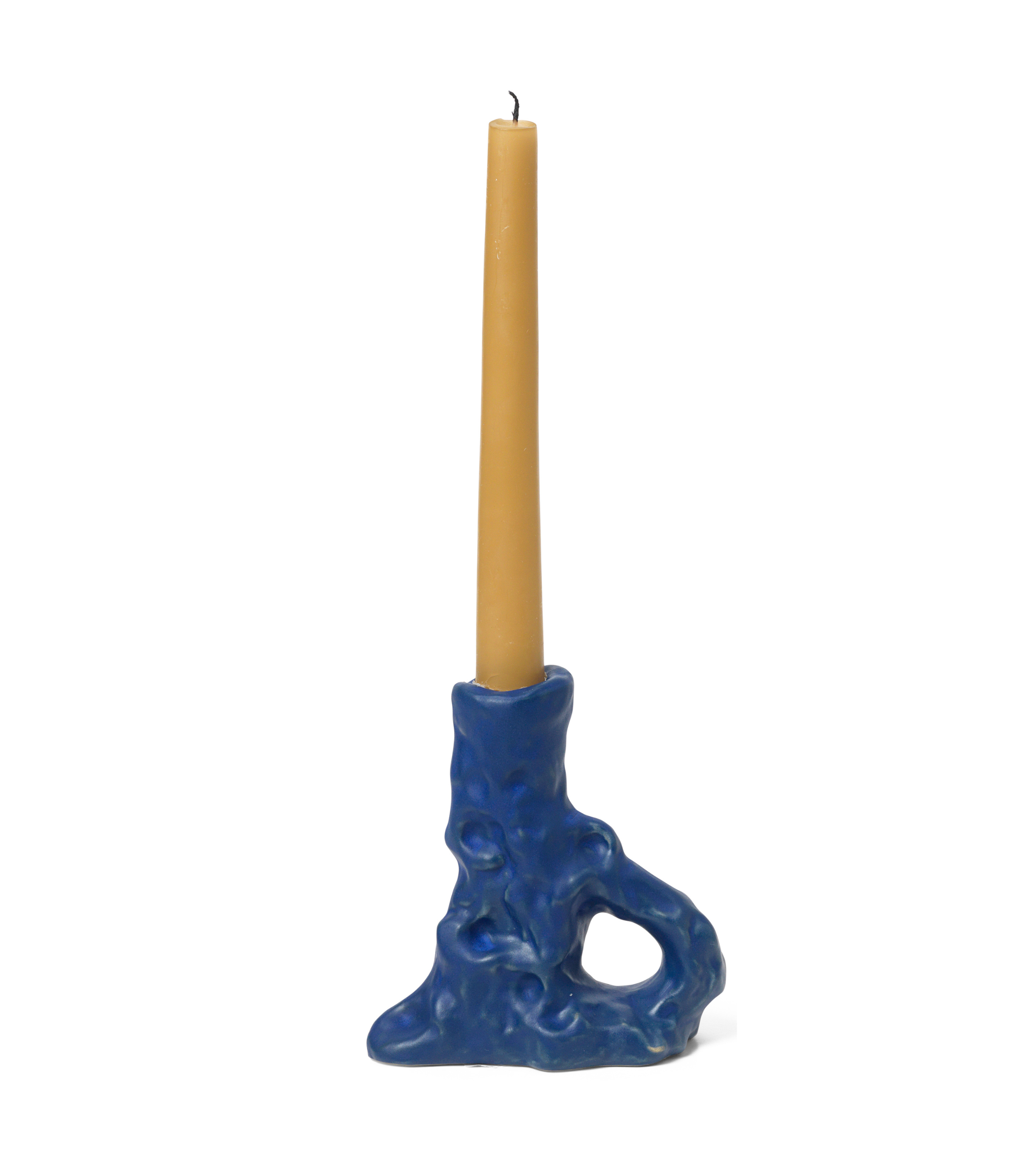 DITO blue candlestick