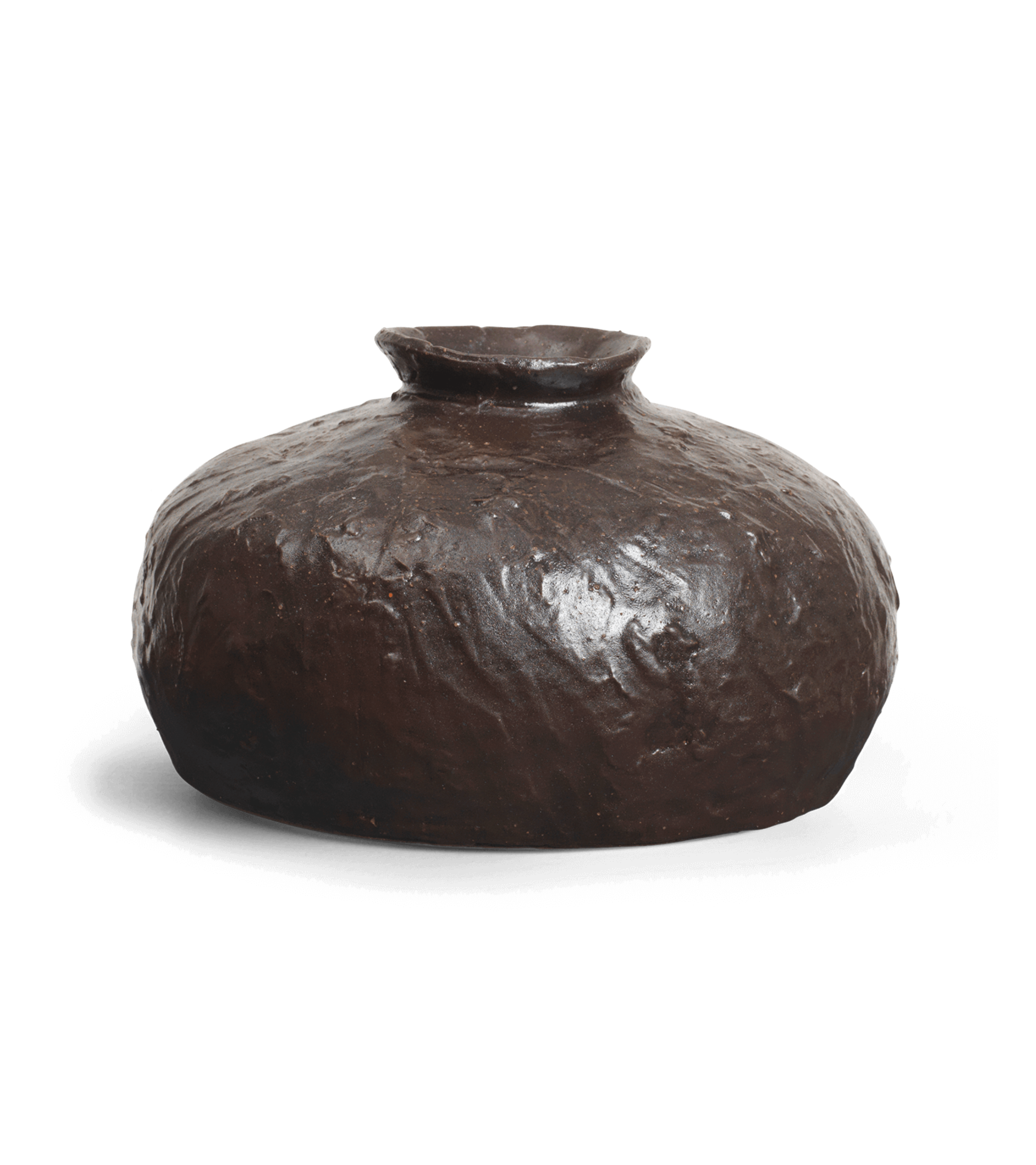 DORO FAT Vase dunkelbraun