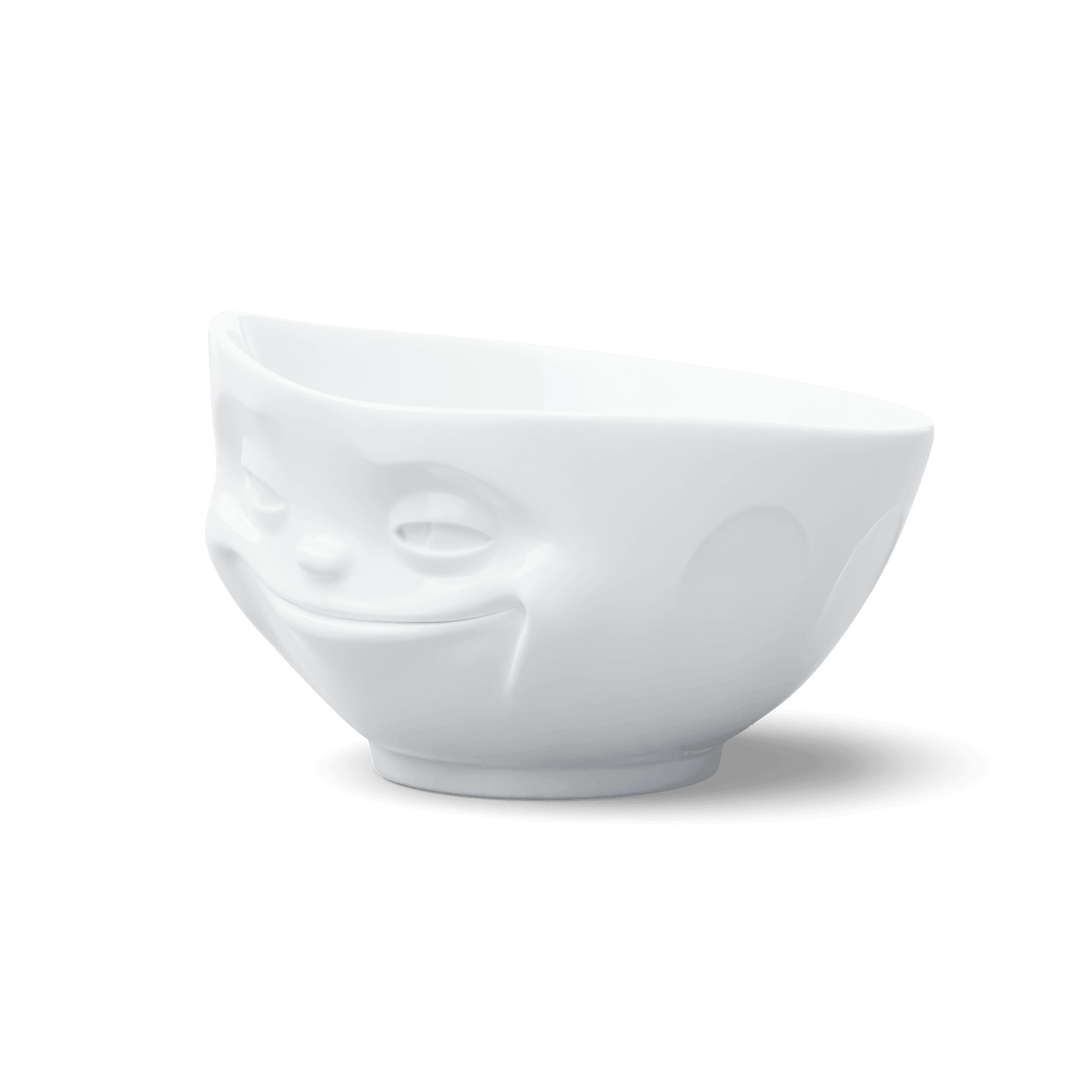 Duża miska GRINNING biały 58products Eye on Design