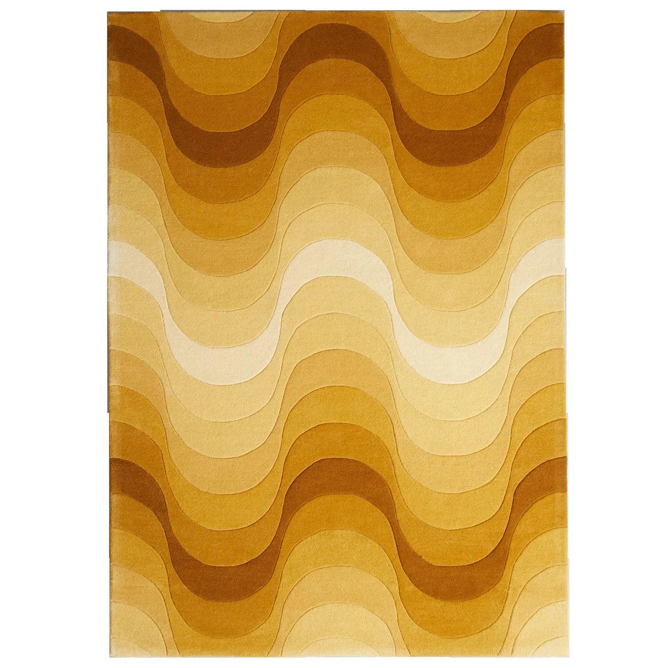 Dywan WAVE RUG karmelowy Verpan Eye on Design