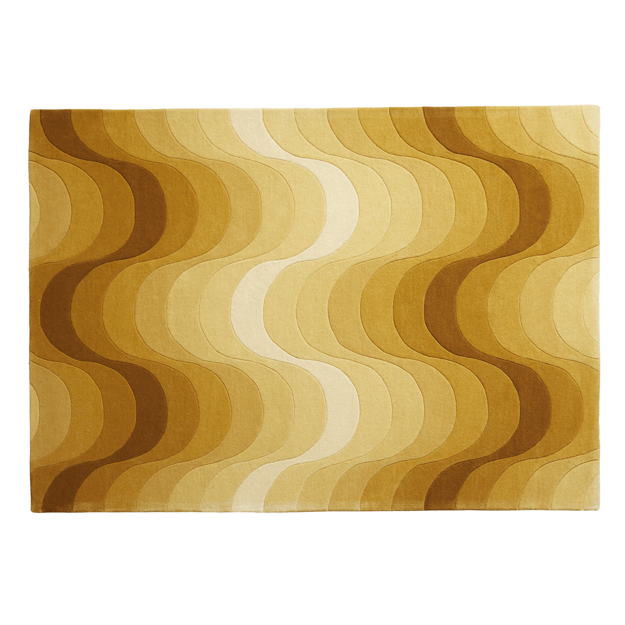 Dywan WAVE RUG karmelowy Verpan Eye on Design