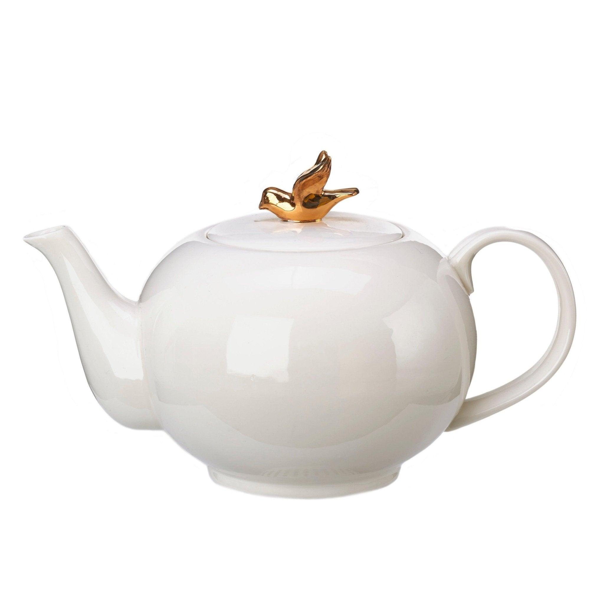 Dzbanek FREEDOM BIRD biała porcelana Pols Potten Eye on Design