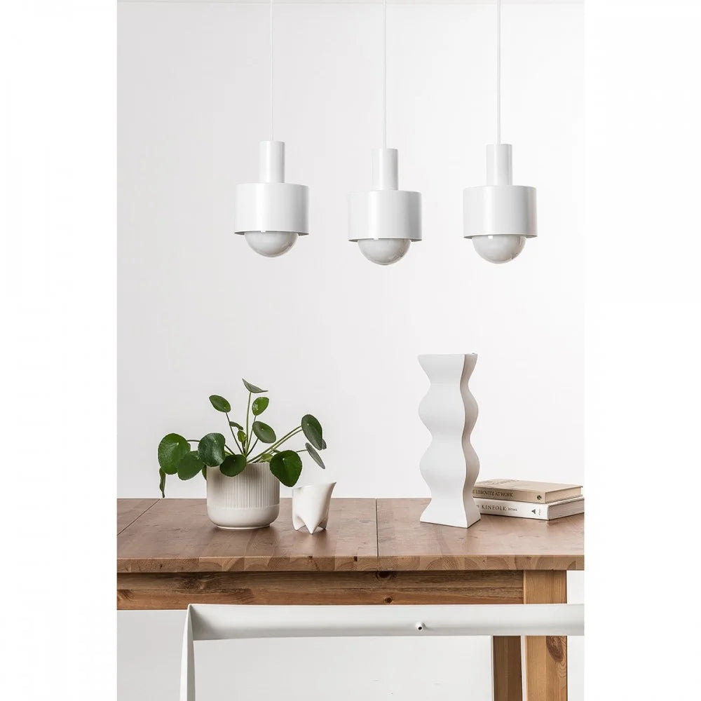 ENKEL 3P White Pendant Lamp