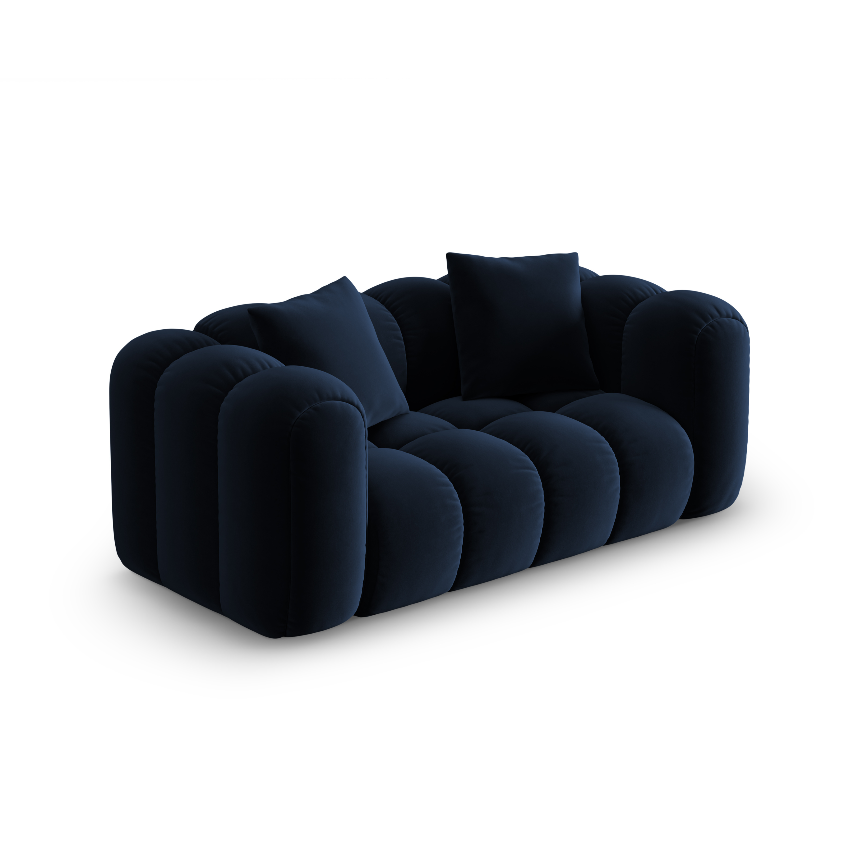 Velvet 2-Seater Sofa ASTRO Royal Blue