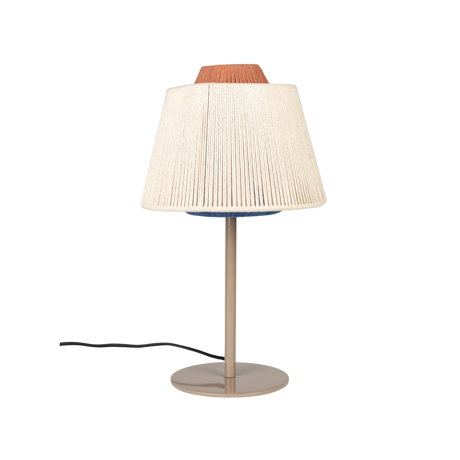 Cremige Tischlampe