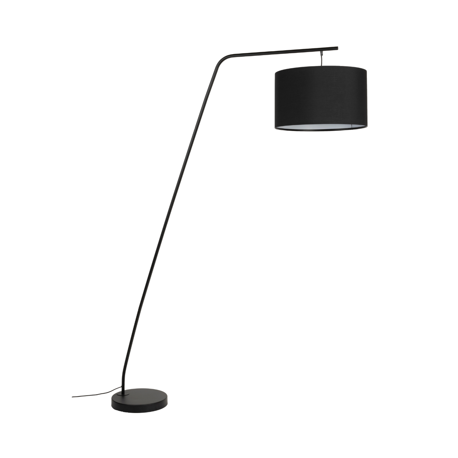 Stehlampe mit Ausleger MARTINE schwarz