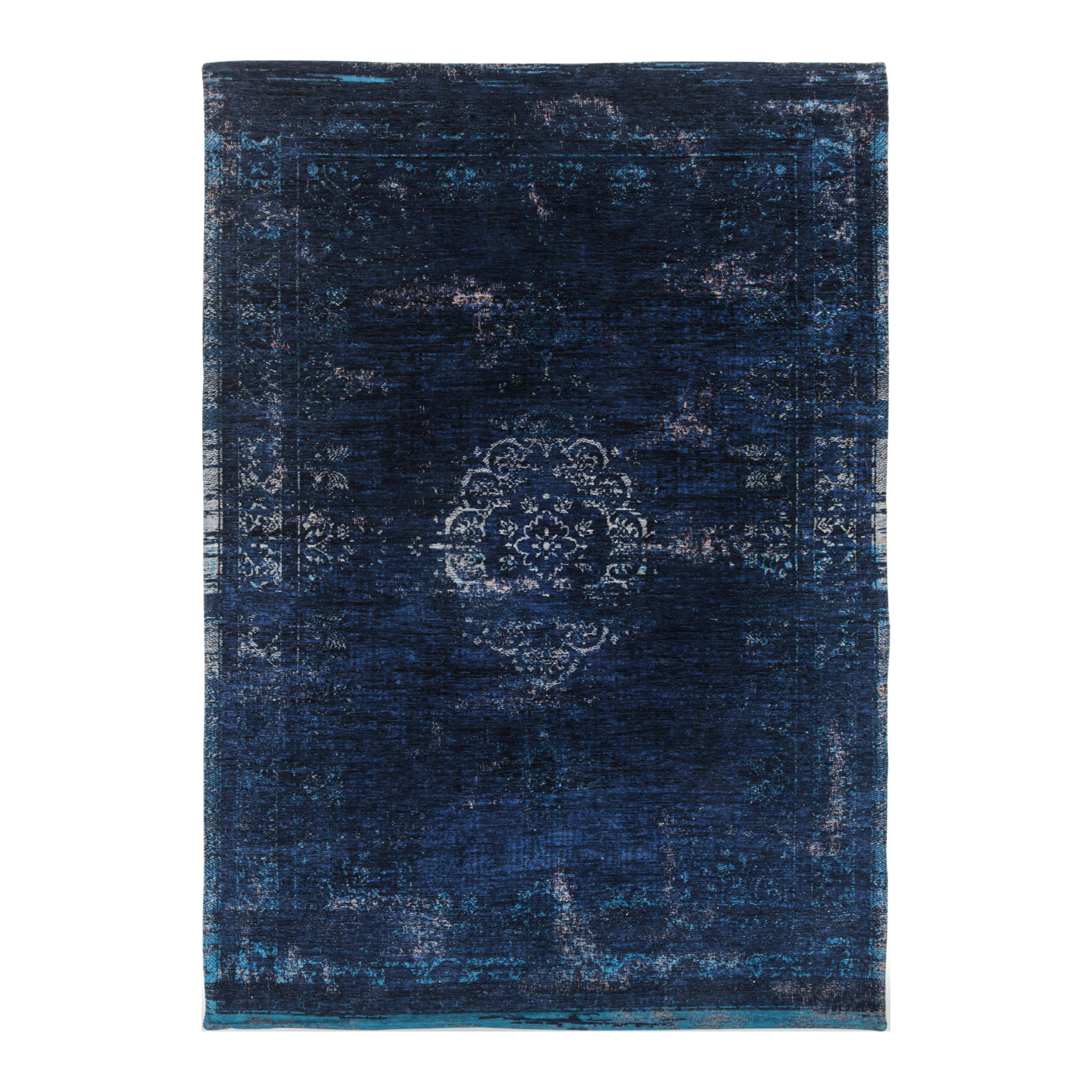 MEDALLION BLUE NIGHT carpet navy blue