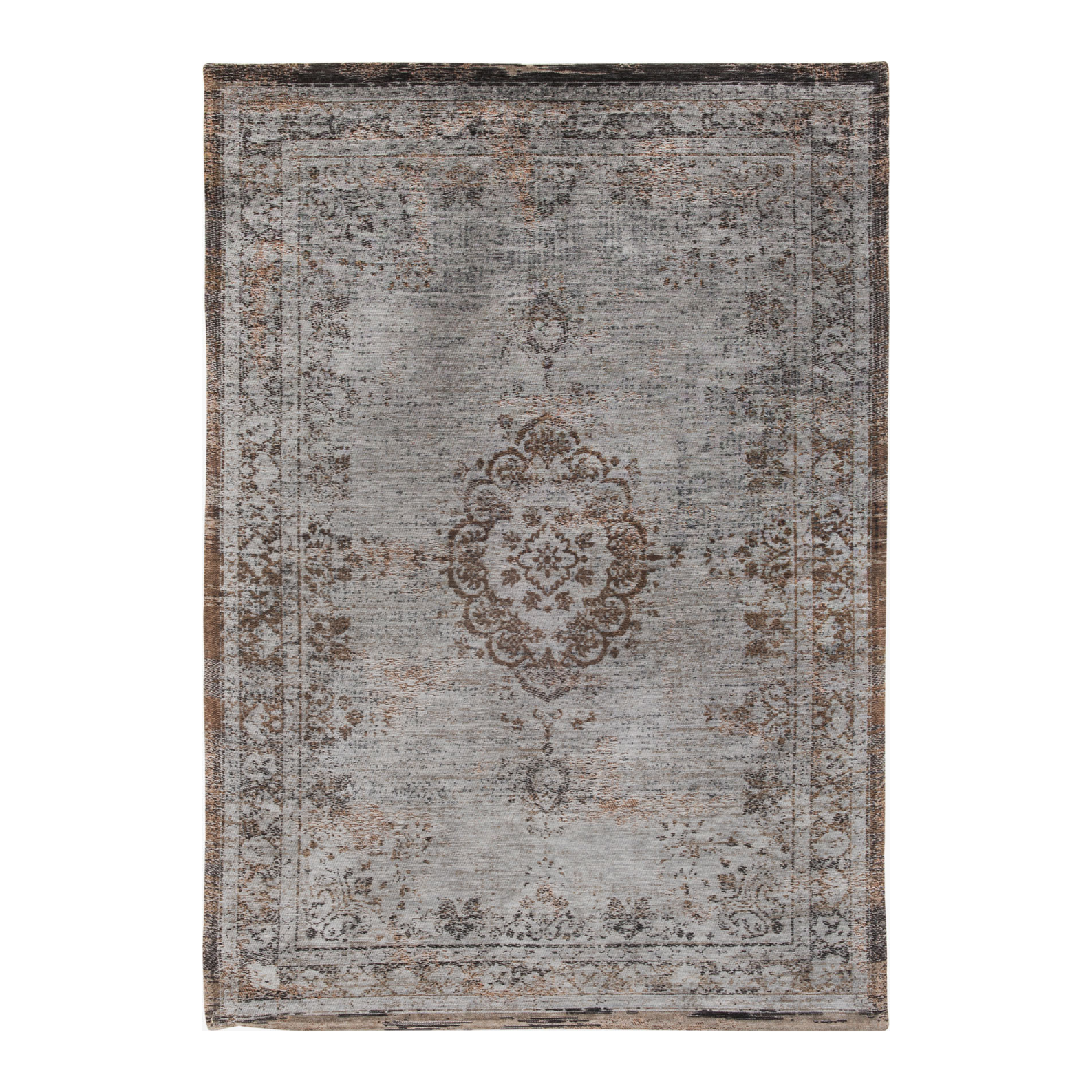 Medallon Grey Ebony Braun-Grau Teppich