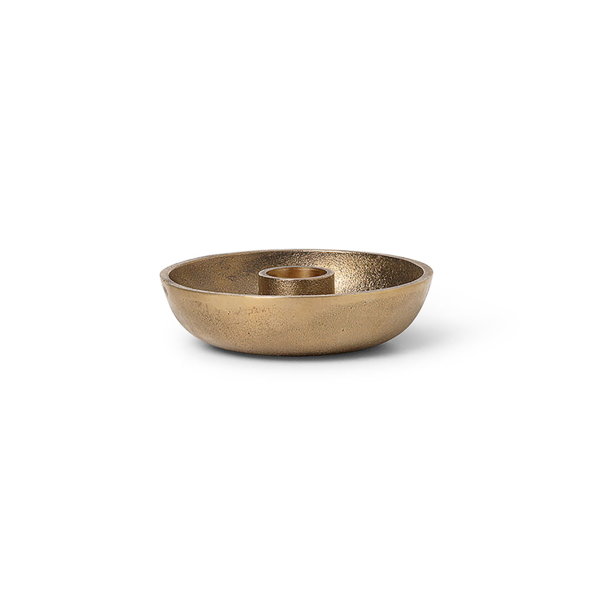 Bowl candlestick Single brass