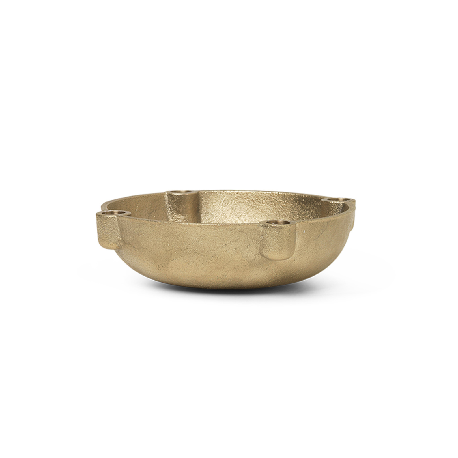 Bowl brass candlestick