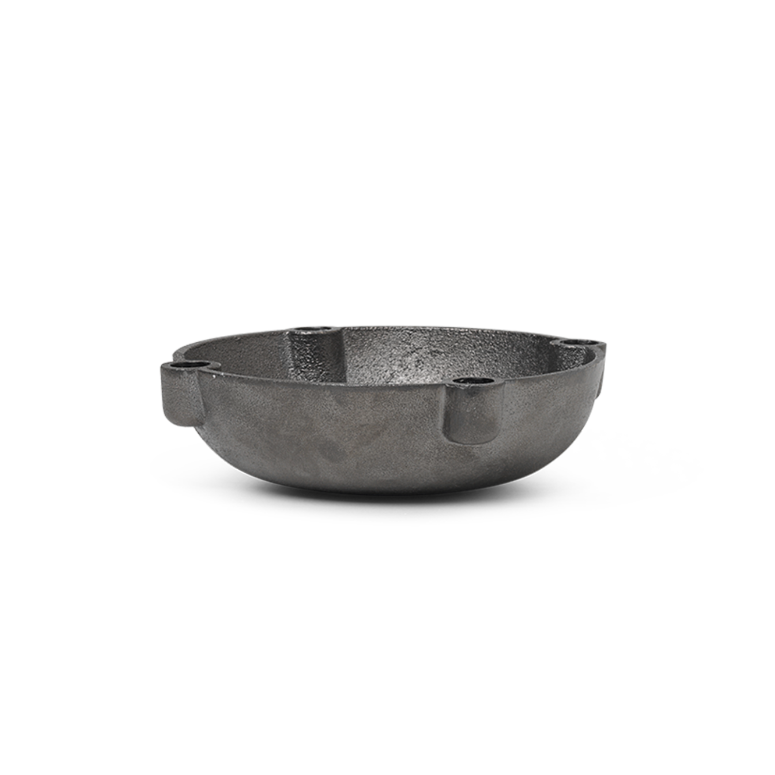 Schüssel mit Kerzenpatina schwarze Patina
