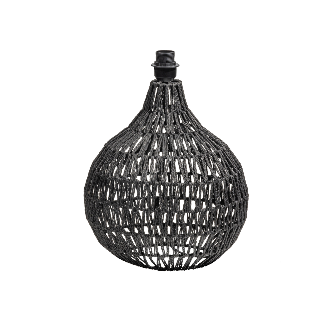MACY black table lamp base