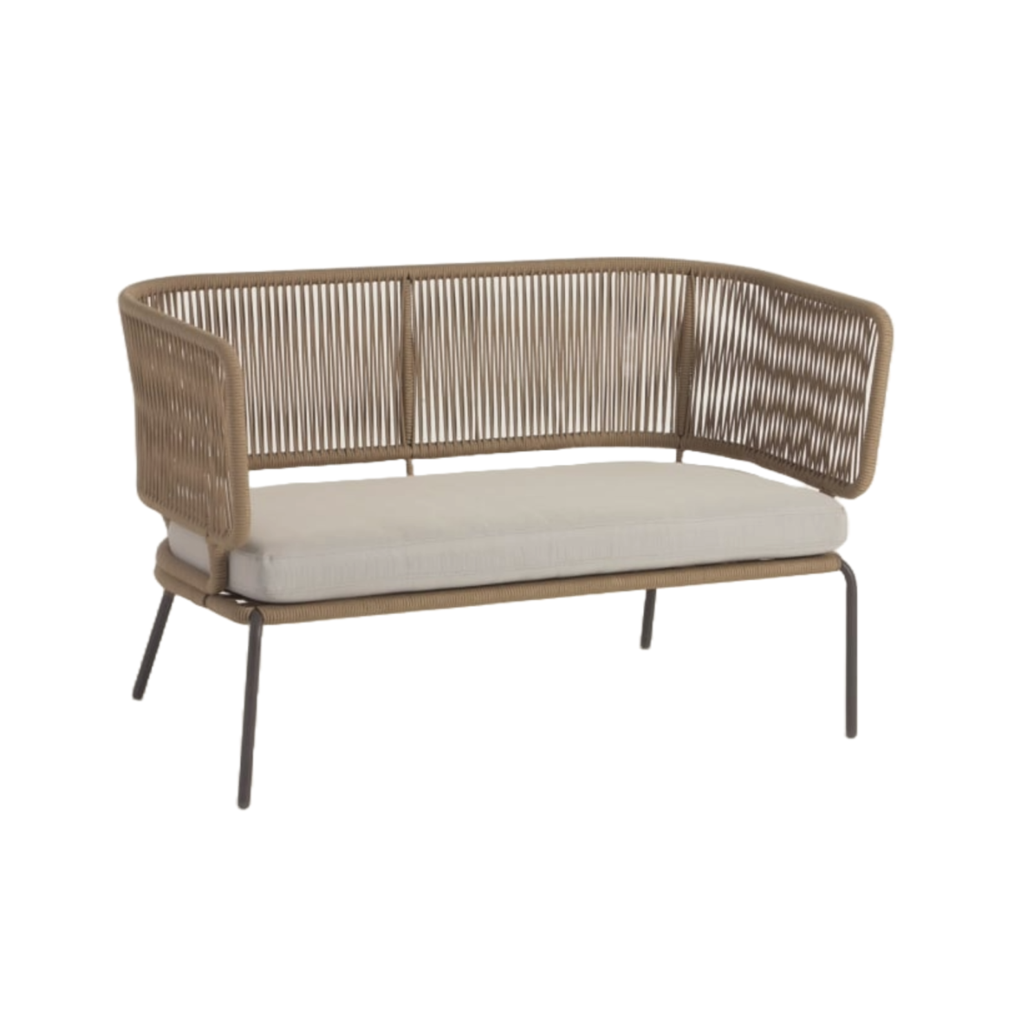 NADIN beiges Gartensofa