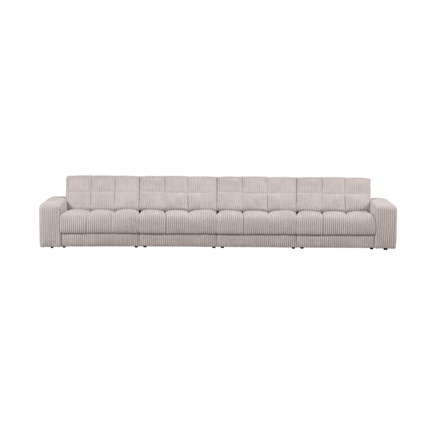 4-seater Sofa SECOND DATE cream corduroy