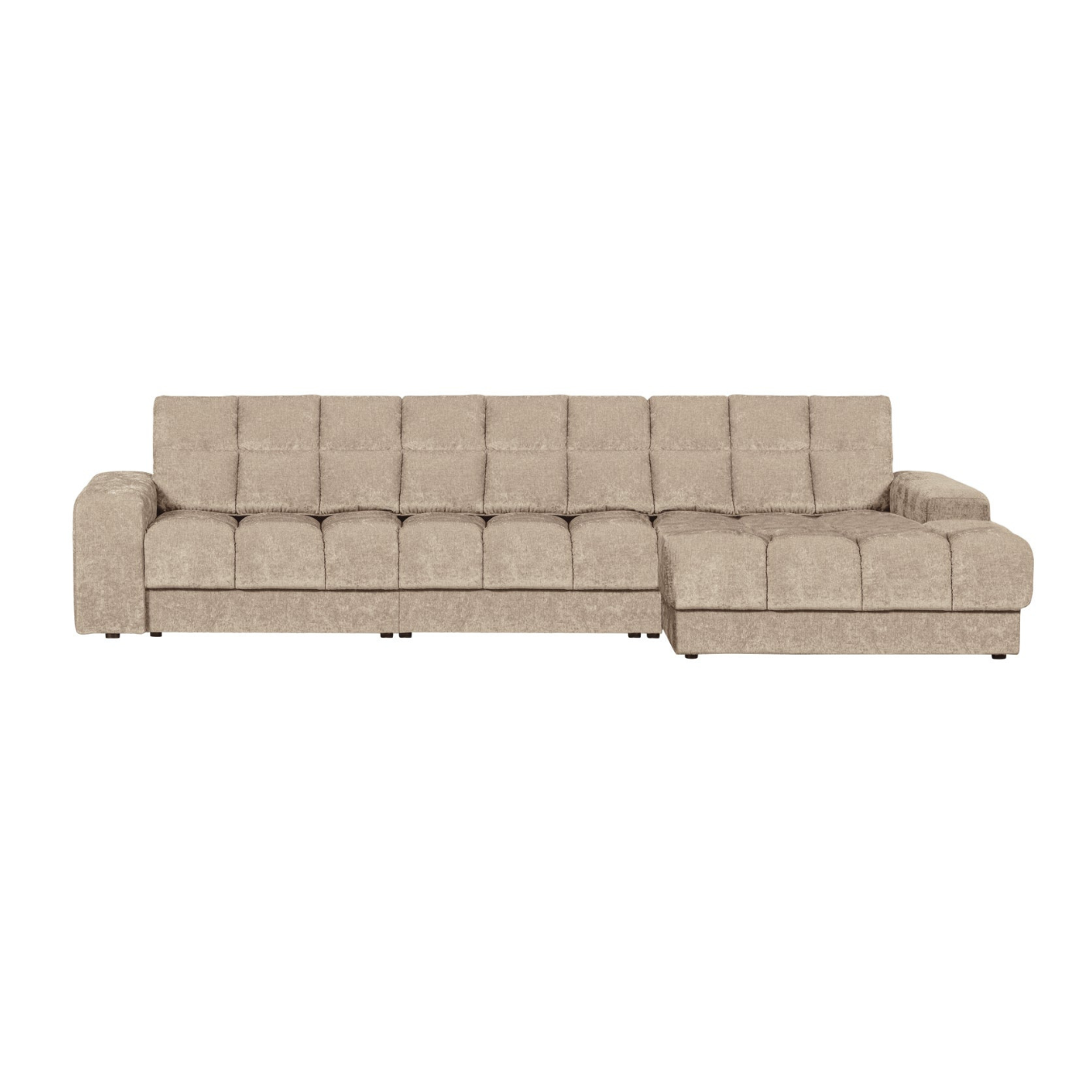 Rechtsseitige Eckcouch SECOND DATE beige