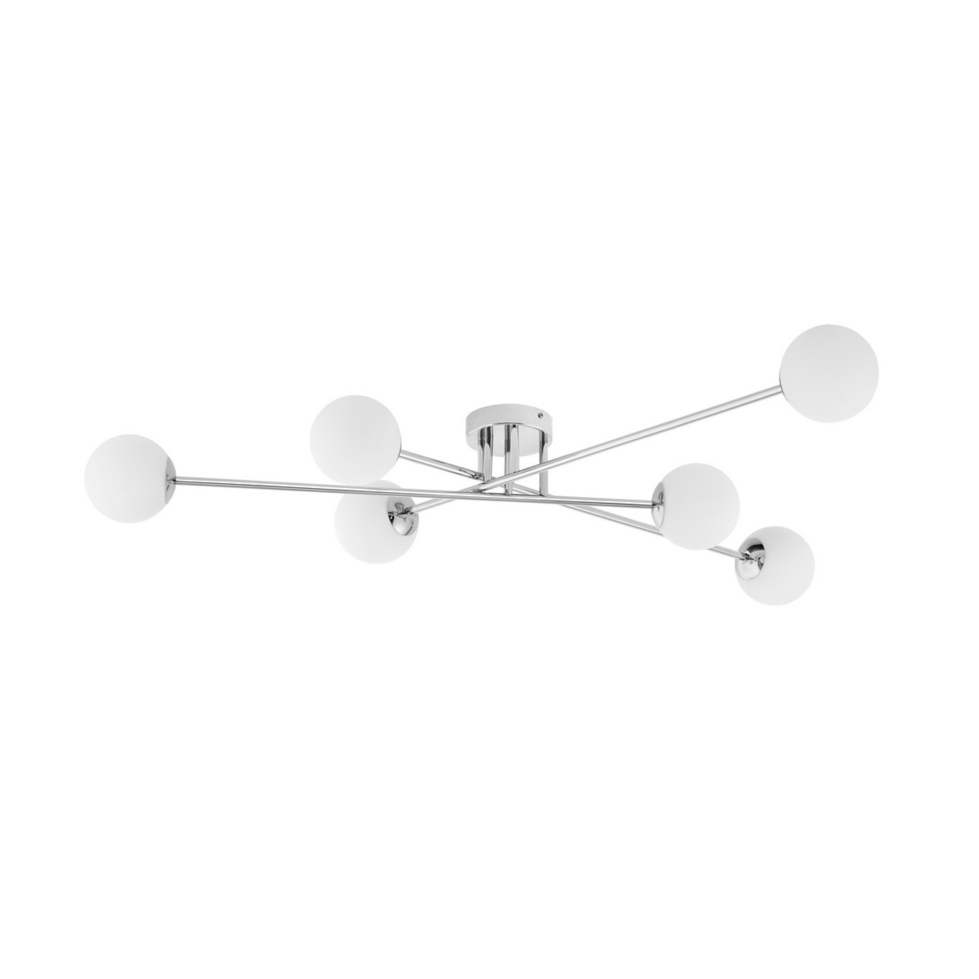 ASTRA 6 chrome ceiling lamp