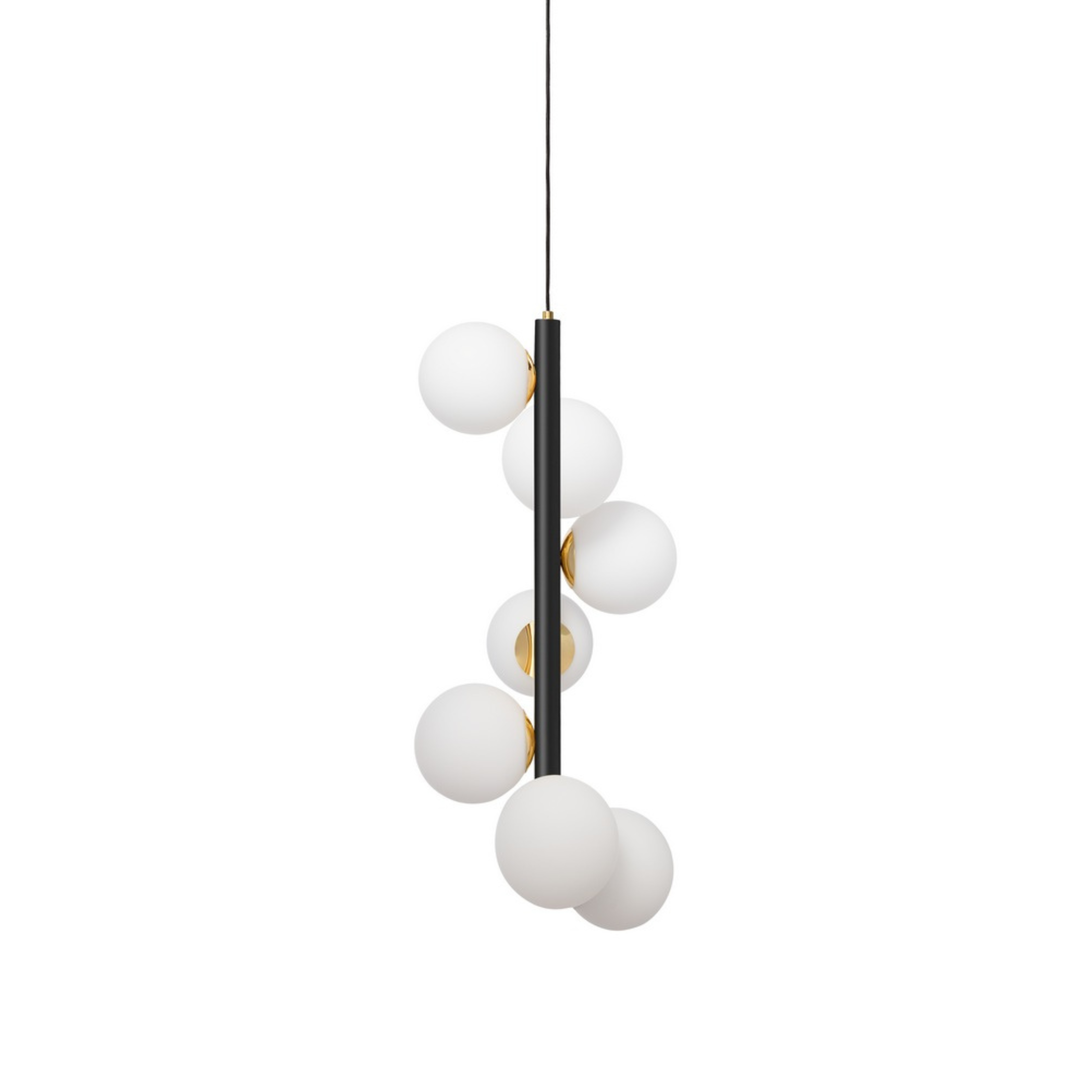 CUMULUS VERTICAL Black Pendant Lamp