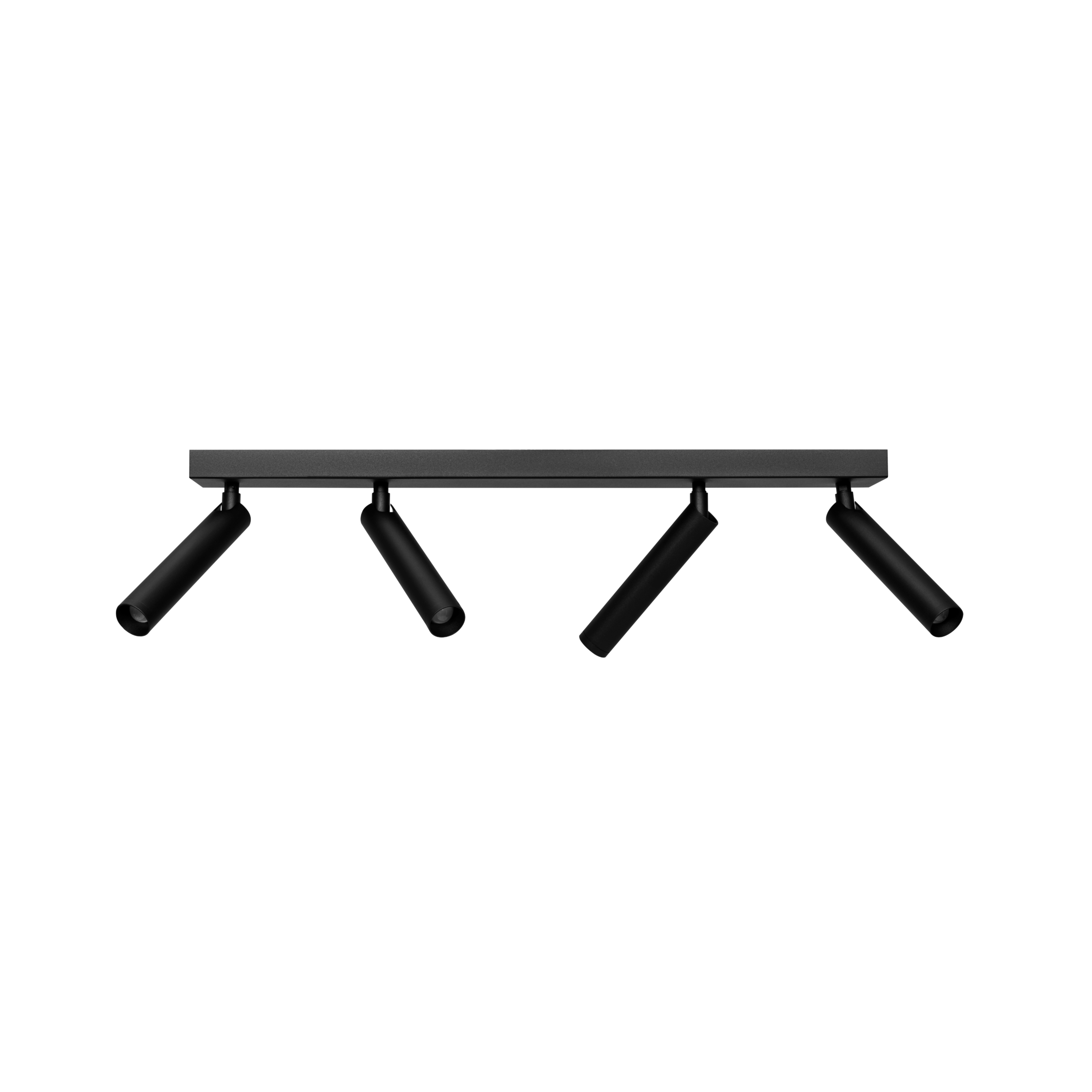ROLL 4 Black Ceiling Lamp
