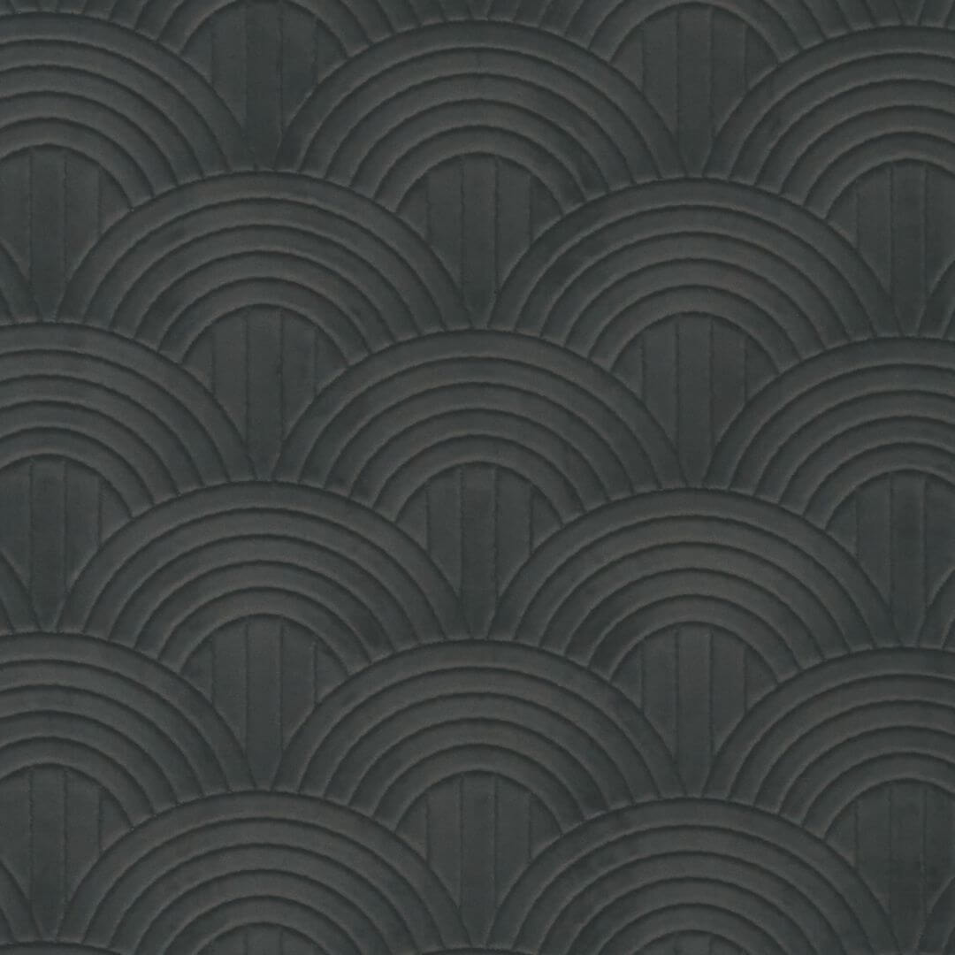 Textile wallpaper with geometric pattern VOLUTIS - ANTHRACITE antracytowy
