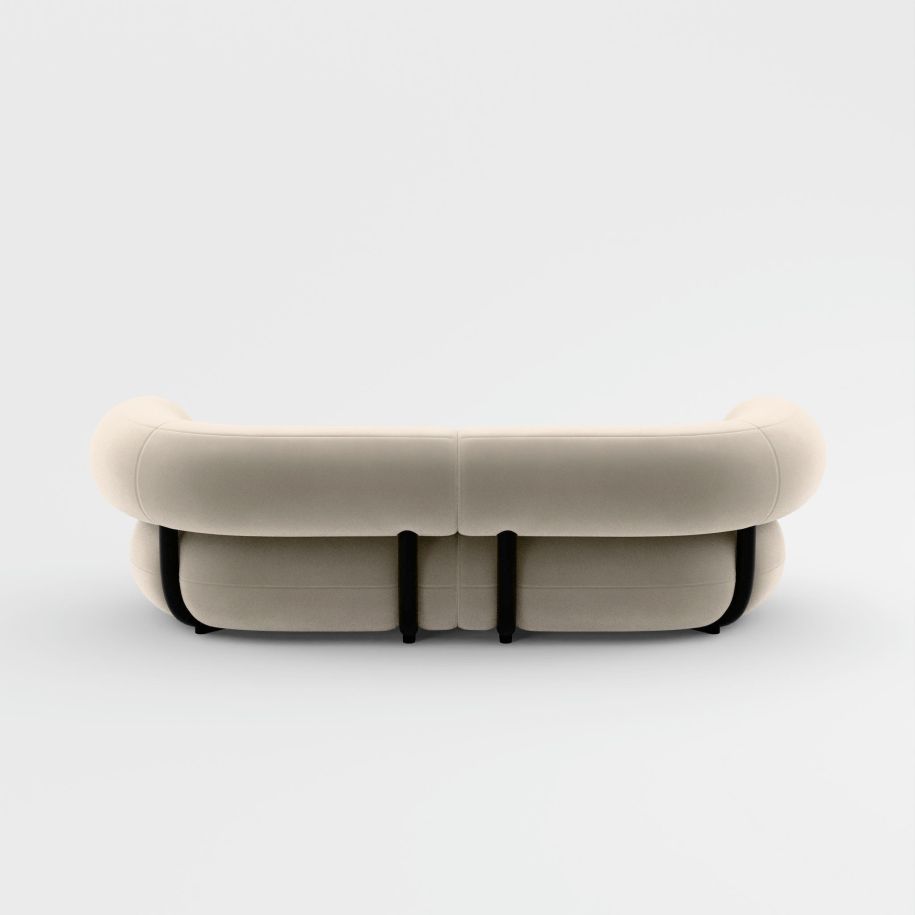 2-module sofa upholstered fat